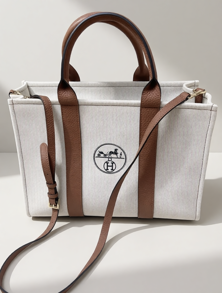 Upcycled Hermès Dust Bag Large Tote