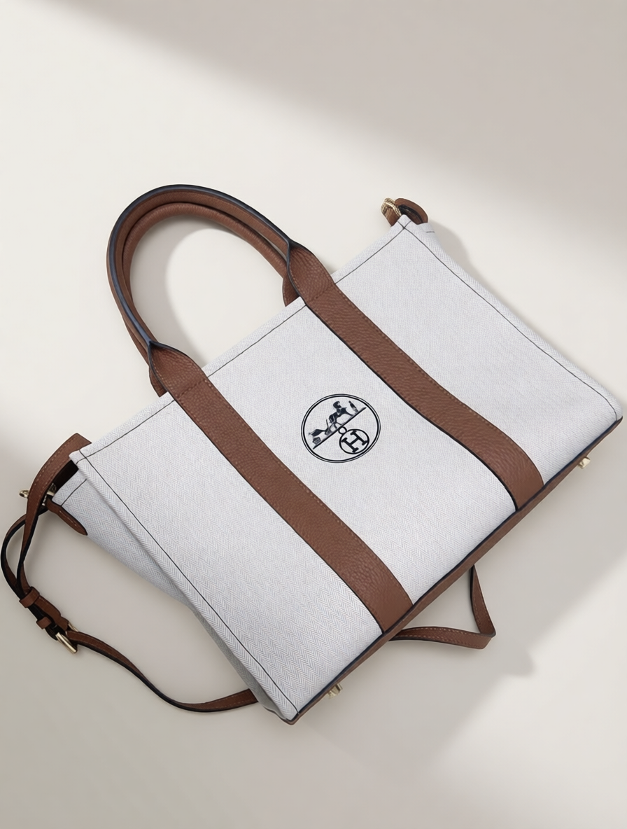 Upcycled Hermès Dust Bag Large Tote