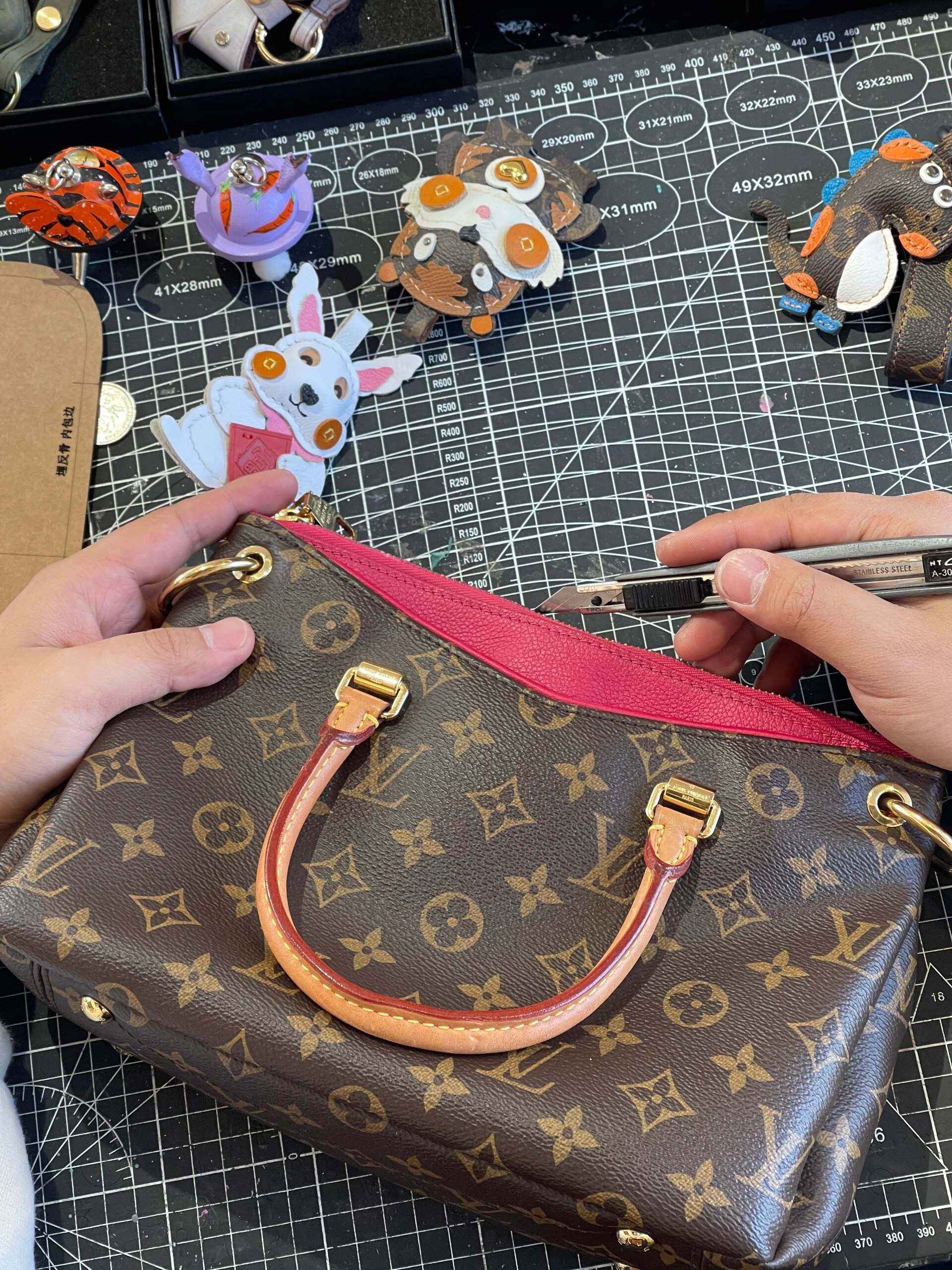 Custom Luxury Bag Transformation – Handcrafted by Naomi Crafted