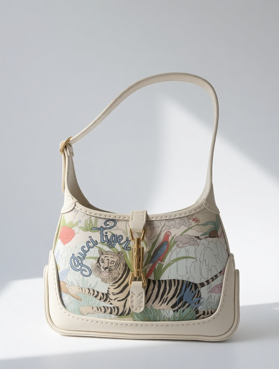 Upcycled Gucci Dust Bag Shoulder Bag