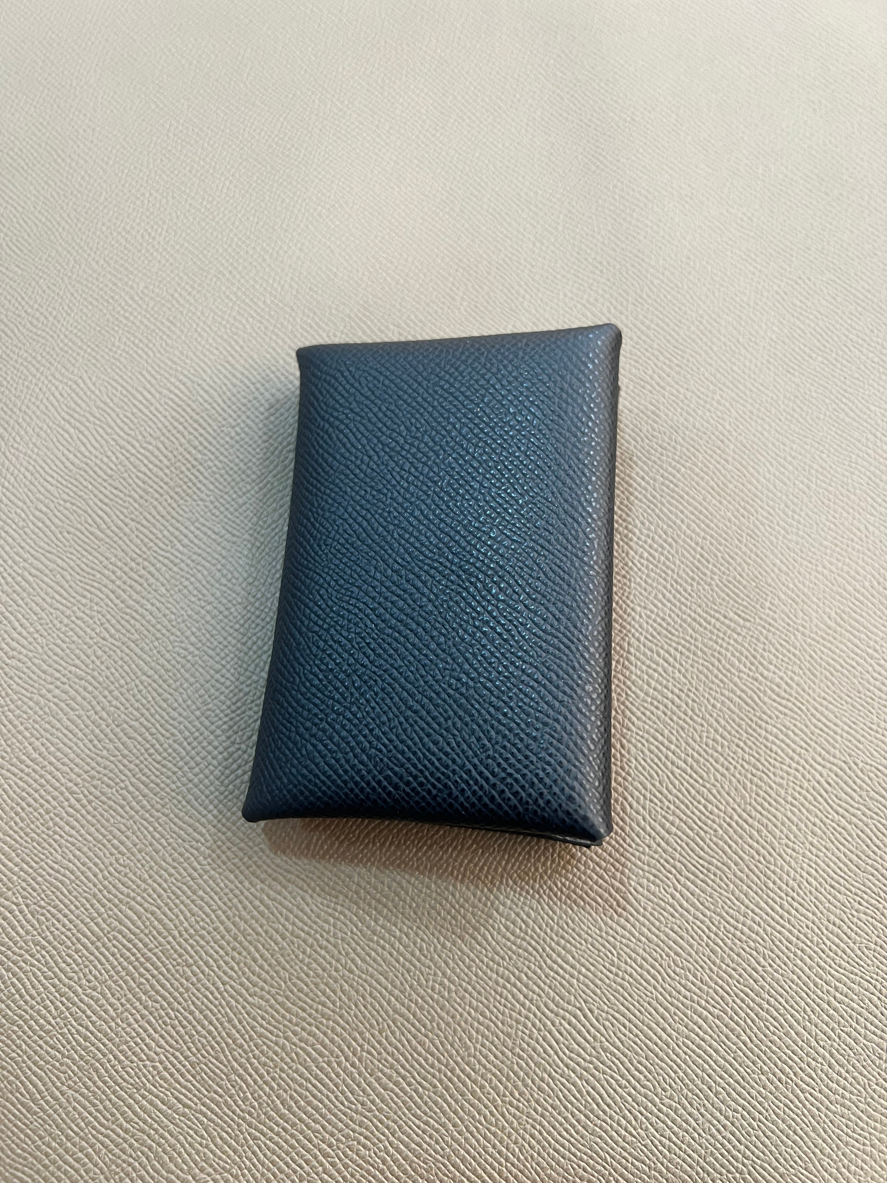 Classic Envelope Card Holder – Epsom Leather