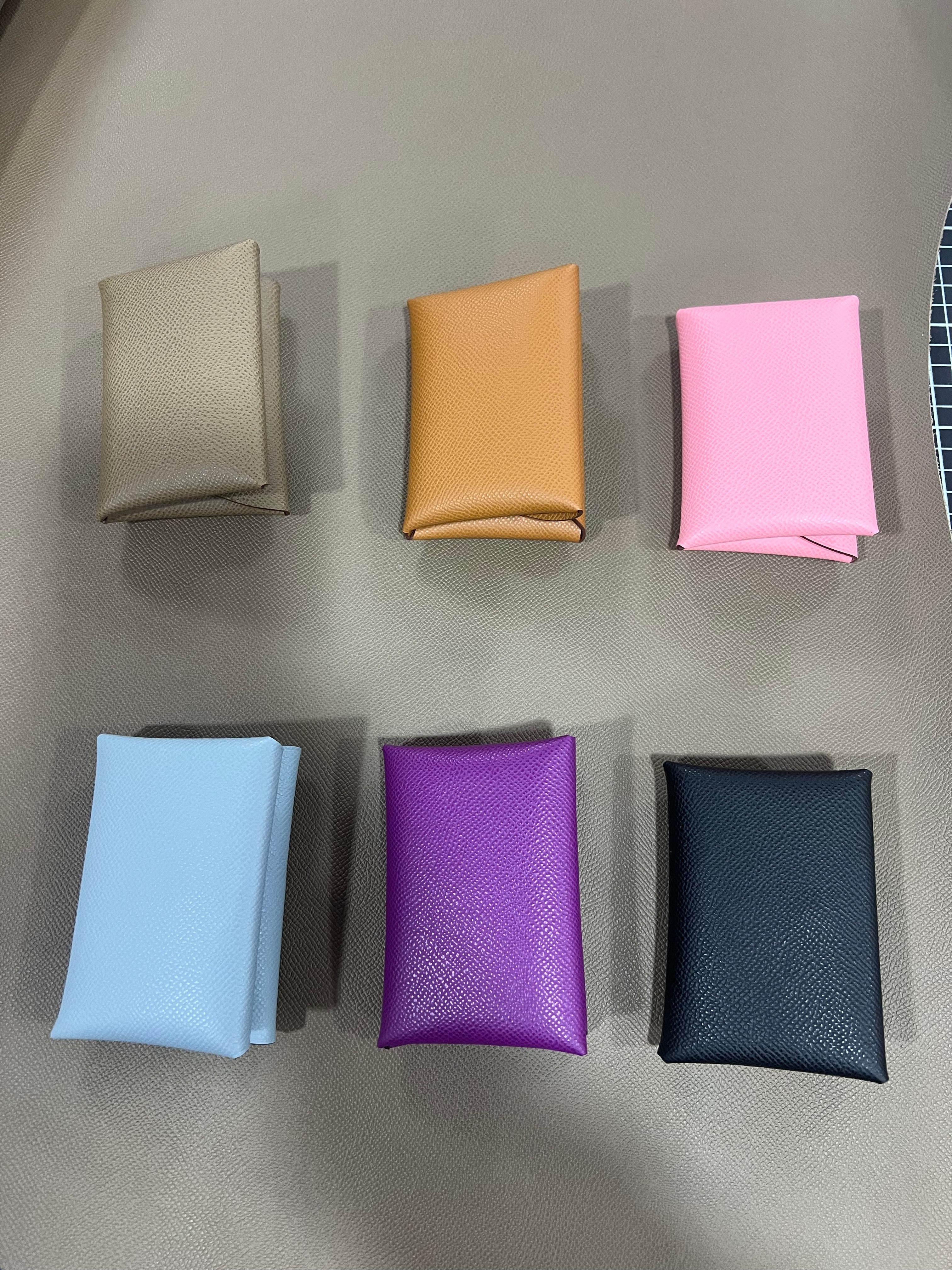 Classic Envelope Card Holder – Epsom Leather