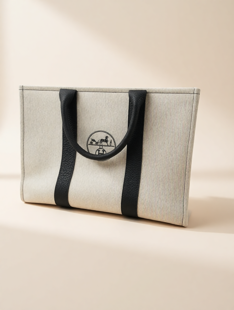 Upcycled Hermès Dust Bag Large Tote