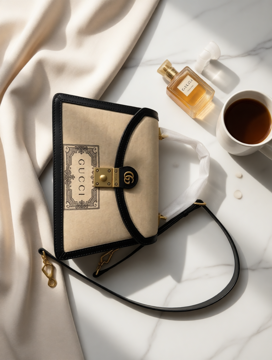 Sustainable Luxury: The Upcycled Gucci Dust Bag Handbag