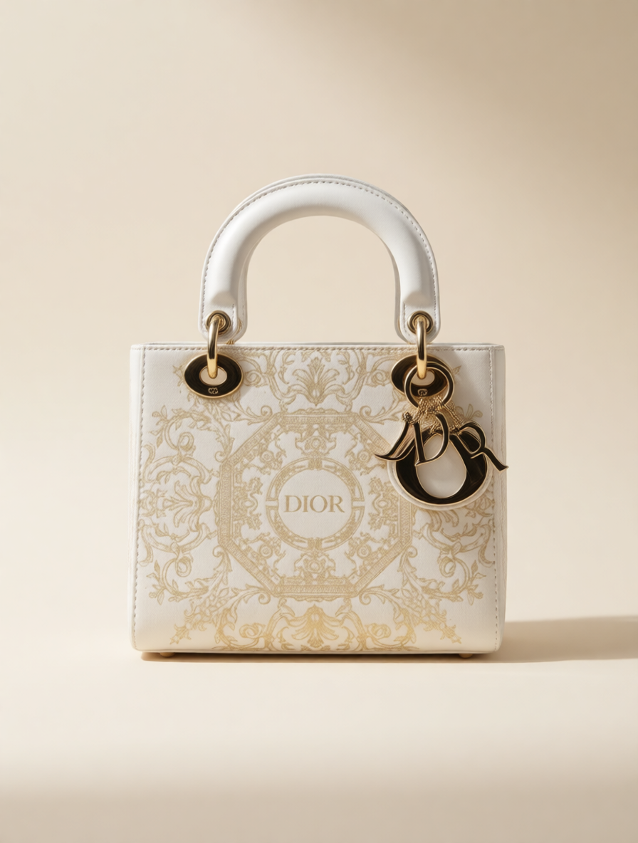 Upcycled Dior Dust Bag Lady Dior Bag-Upgraded Version