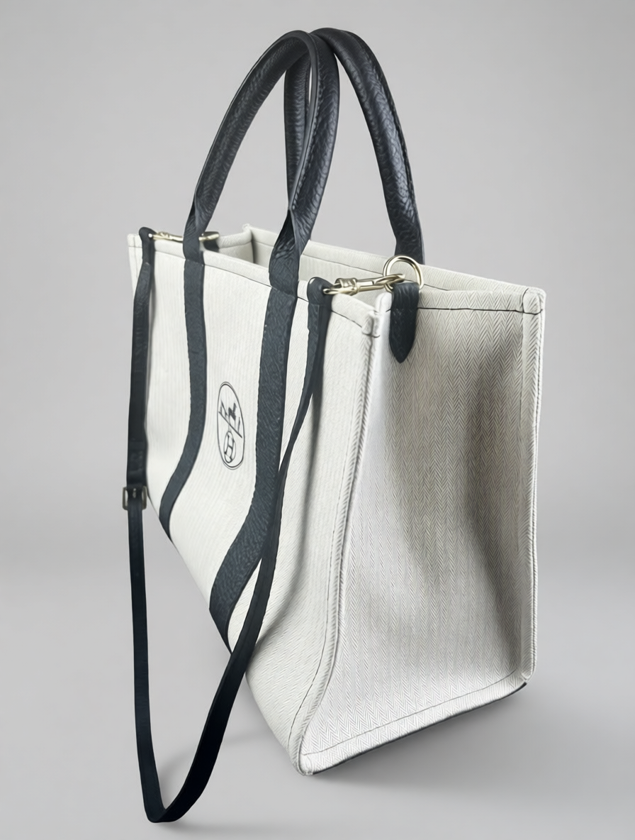 Upcycled Hermès Dust Bag Large Tote