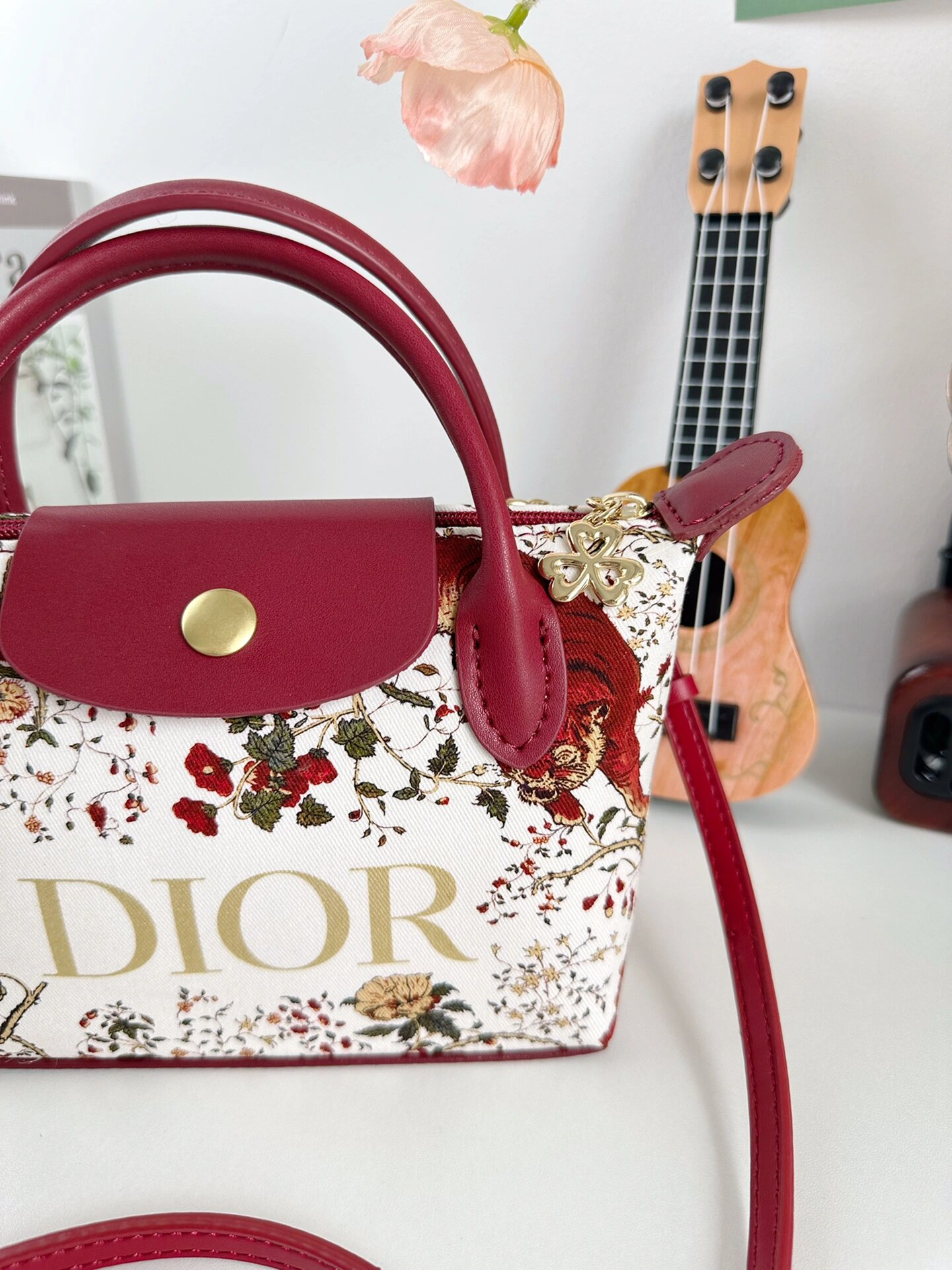 Upcycled Dior Dust Bag Dumpling Bag