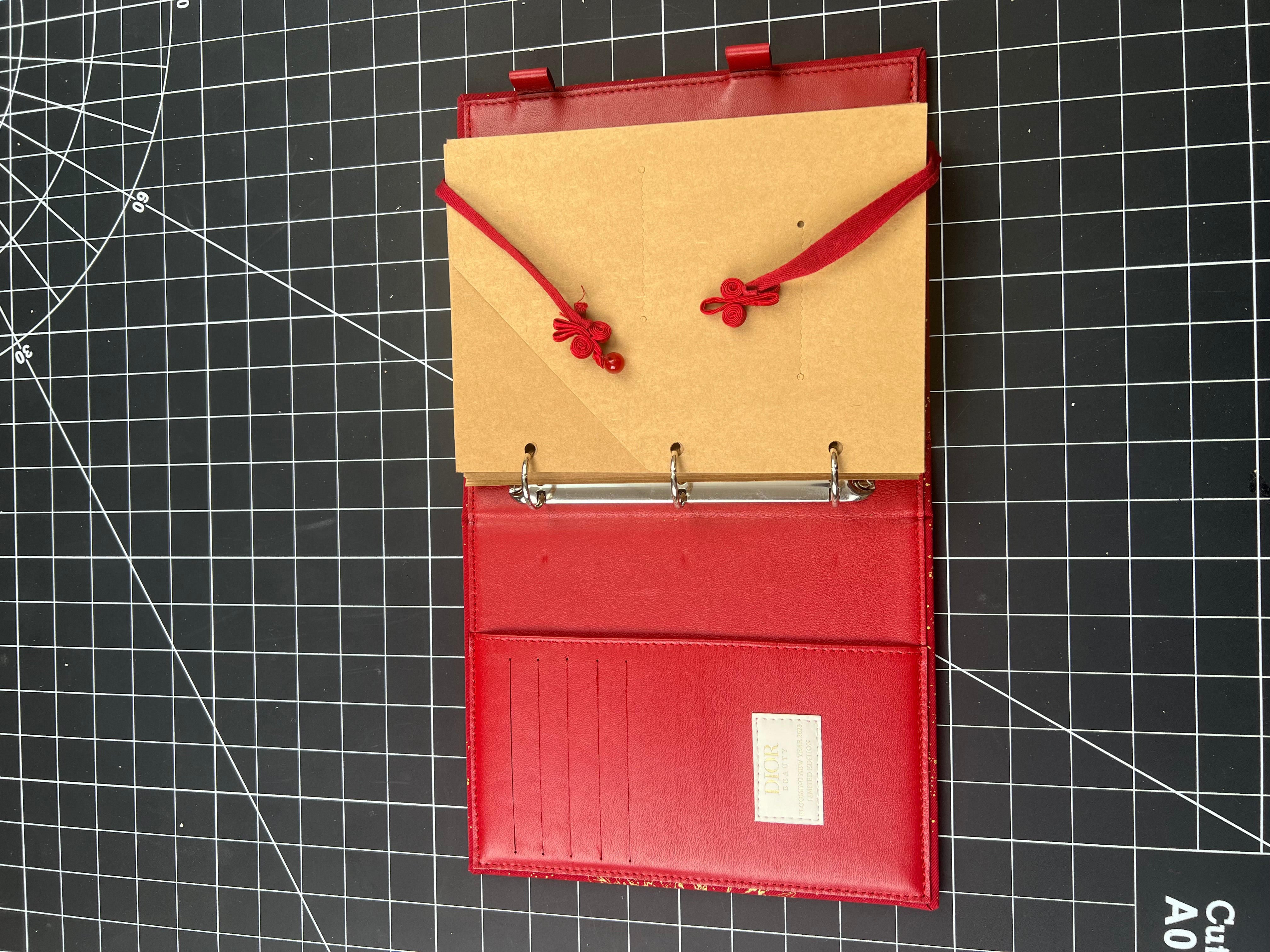 Upcycled Dior Lunar New Year Dust Bag Journal