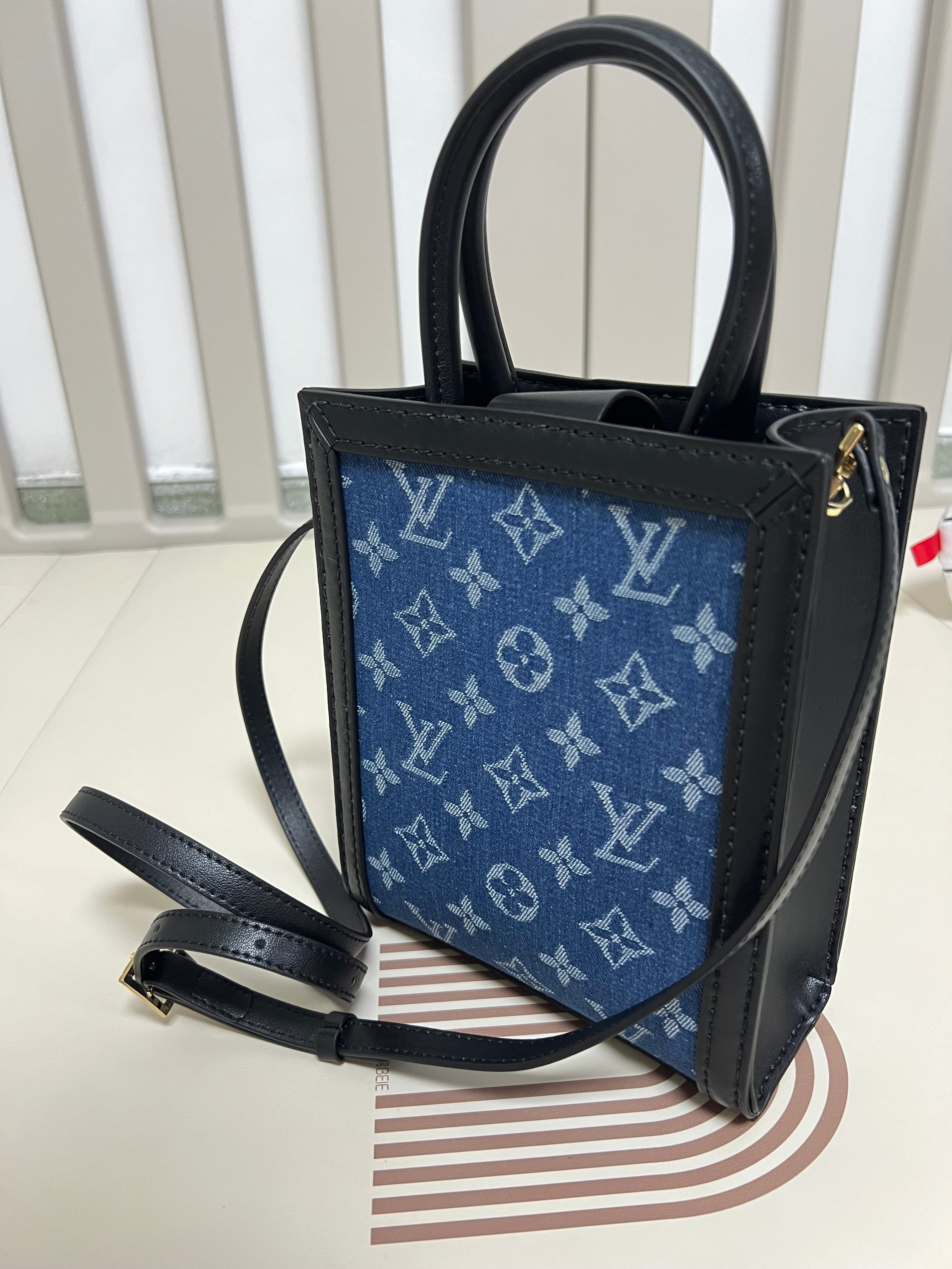 Louis Vuitton Denim Sheet Music Bag