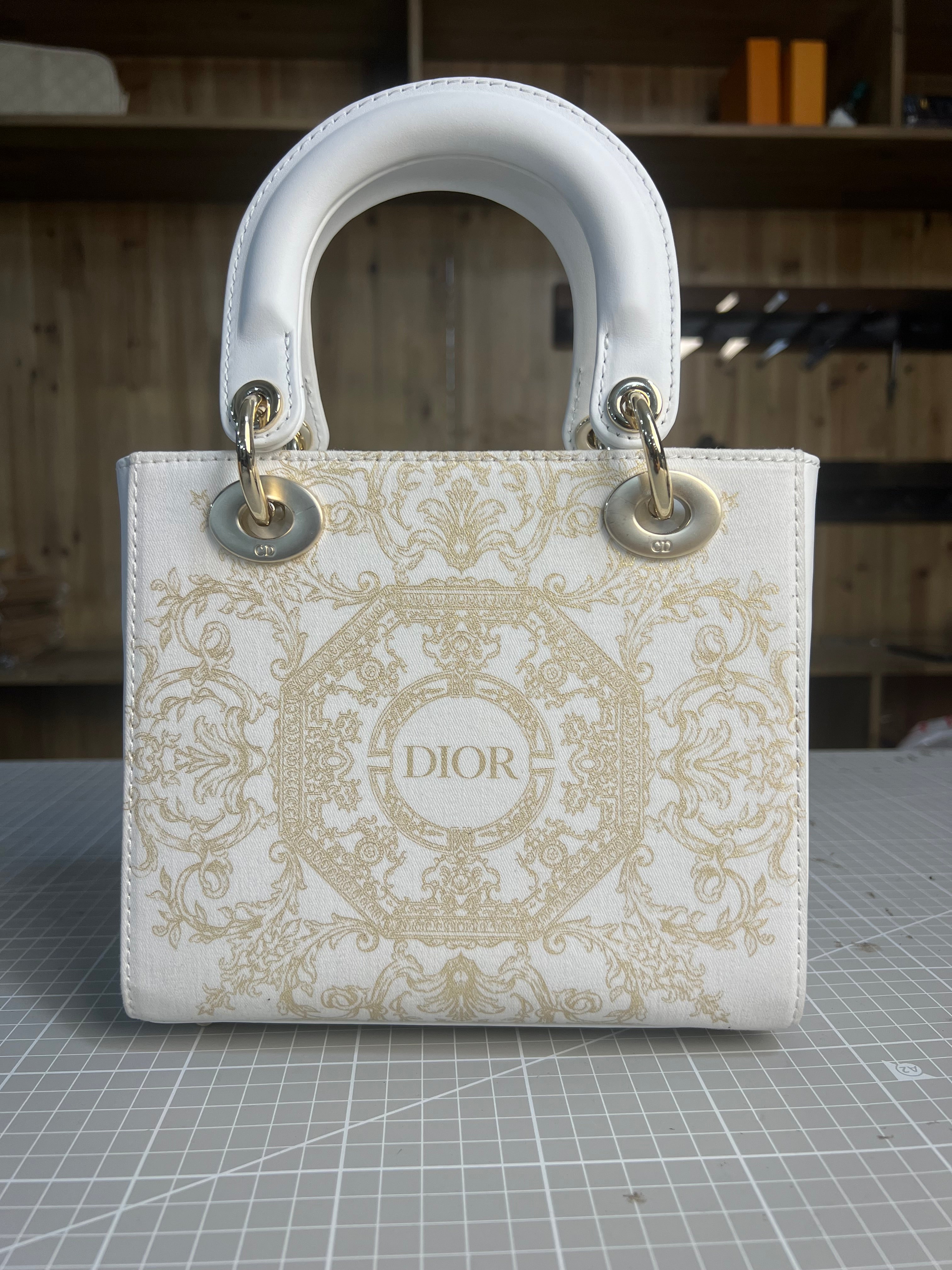 Upcycled Dior Dust Bag Lady Dior Bag-Upgraded Version