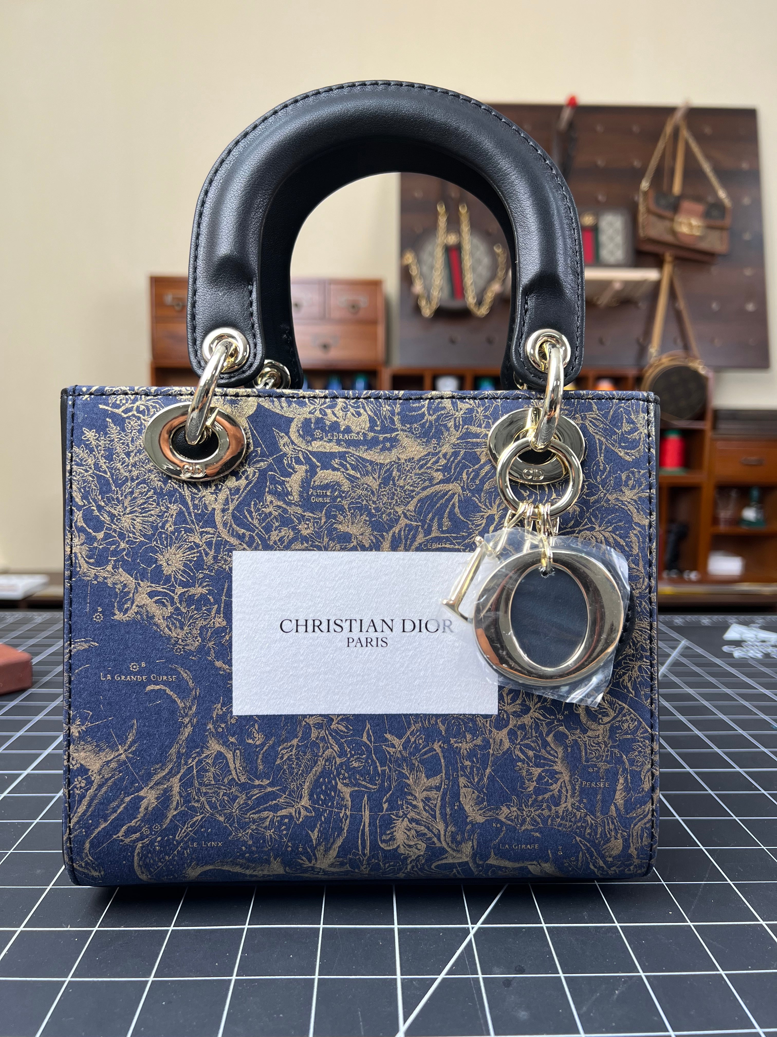 Introducing the Upcycled Dior Dust Bag Lady Dior-style Bag