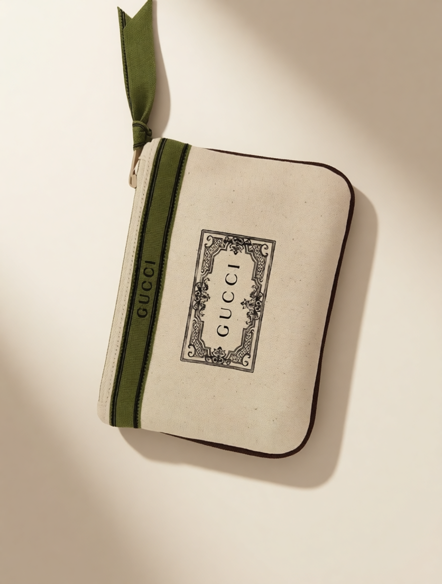 Upcycled Gucci Dust Bag Coin Purse