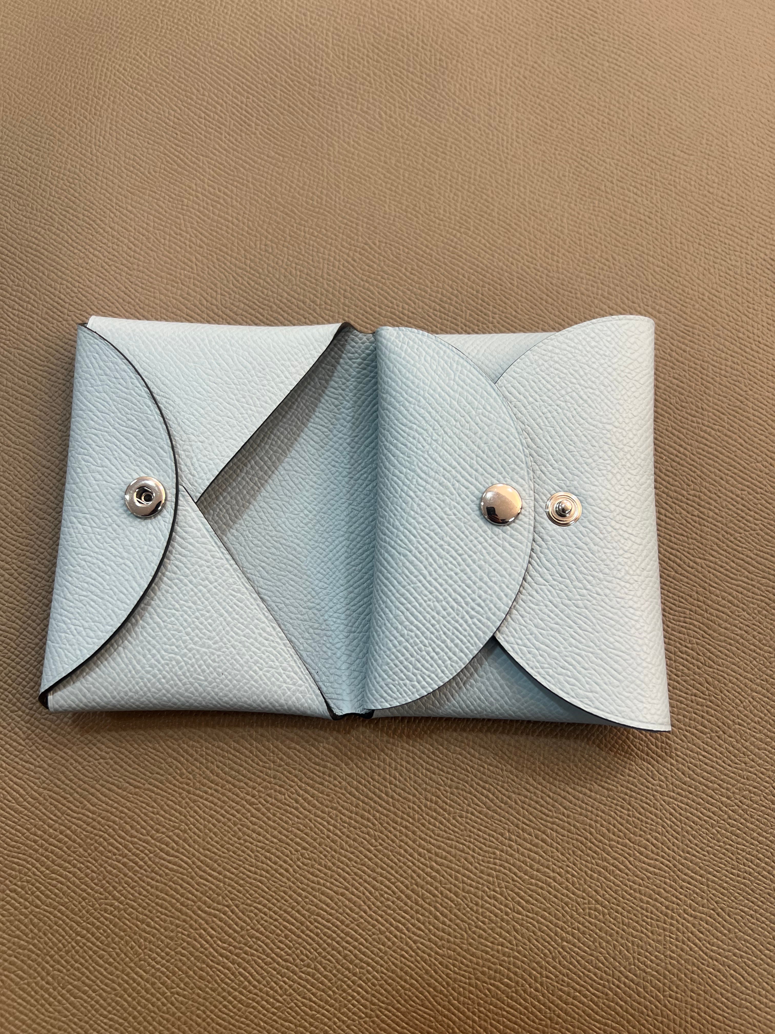 Classic Envelope Card Holder – Epsom Leather