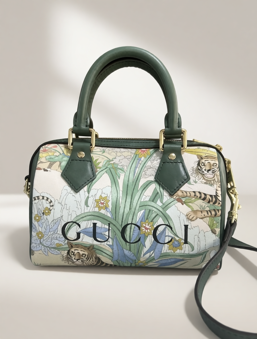 Upcycled Gucci Dust Bag Handbag