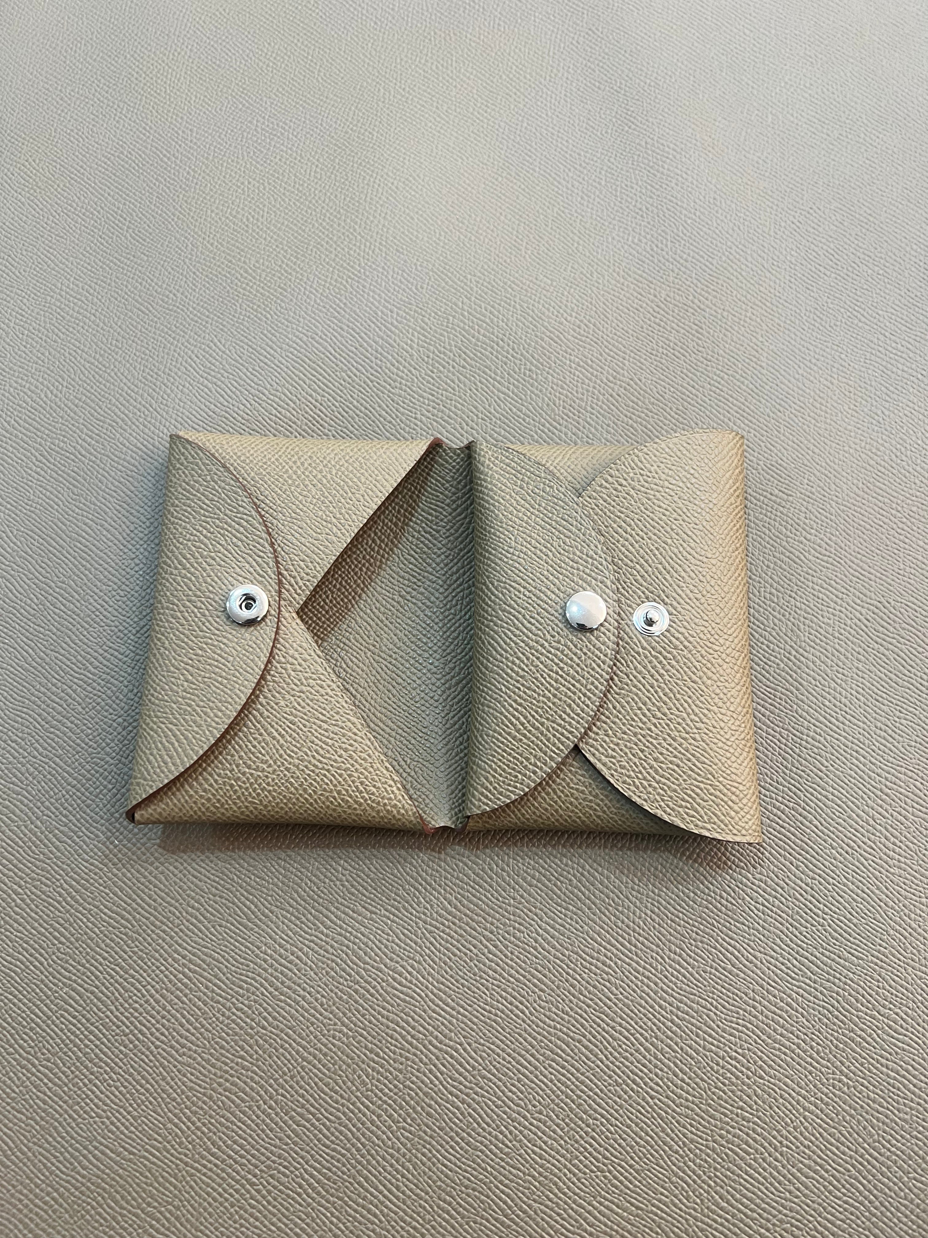 Classic Envelope Card Holder – Epsom Leather