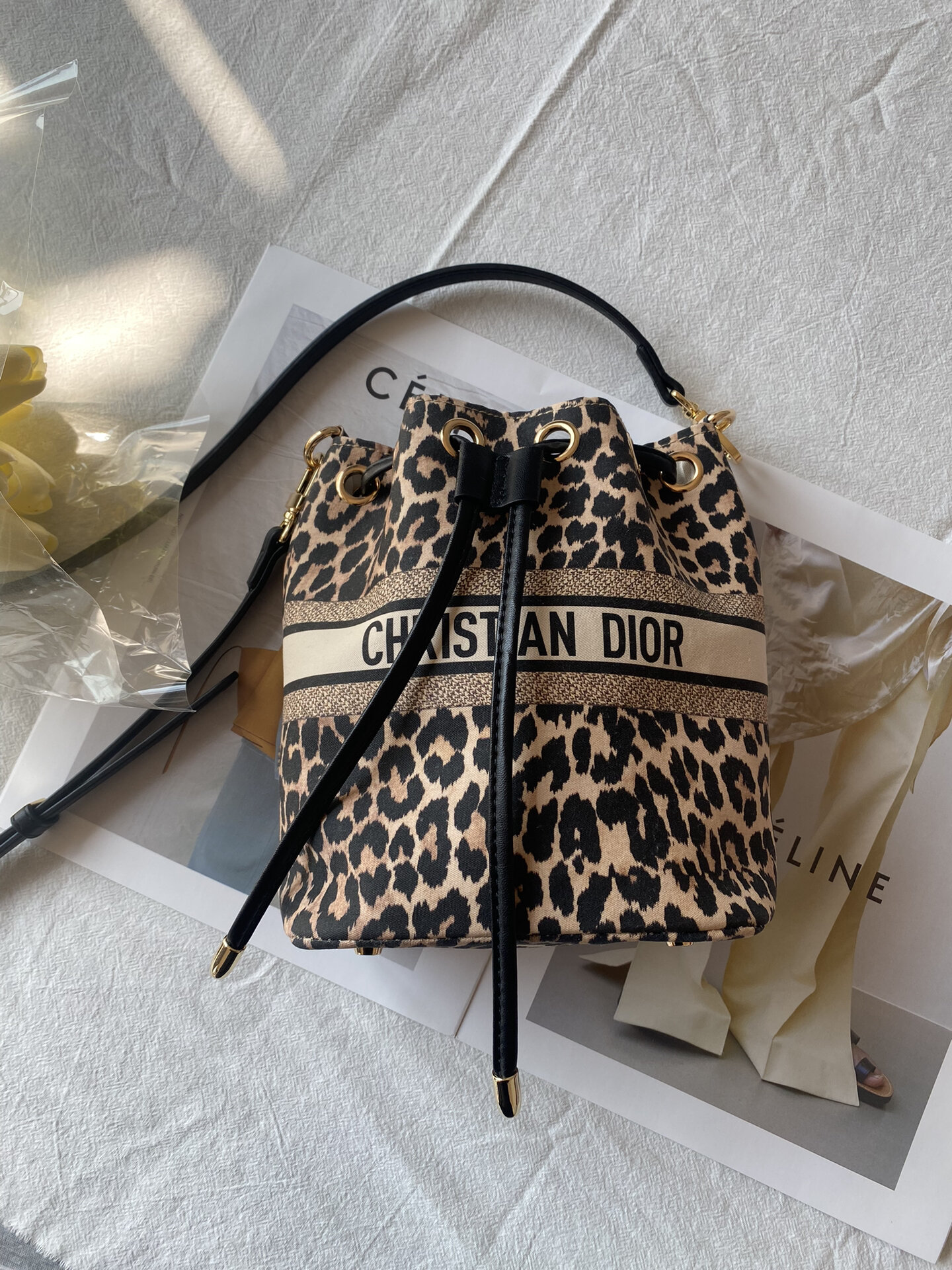 Wild Luxe: The Dior Dust Revival Bucket Bag