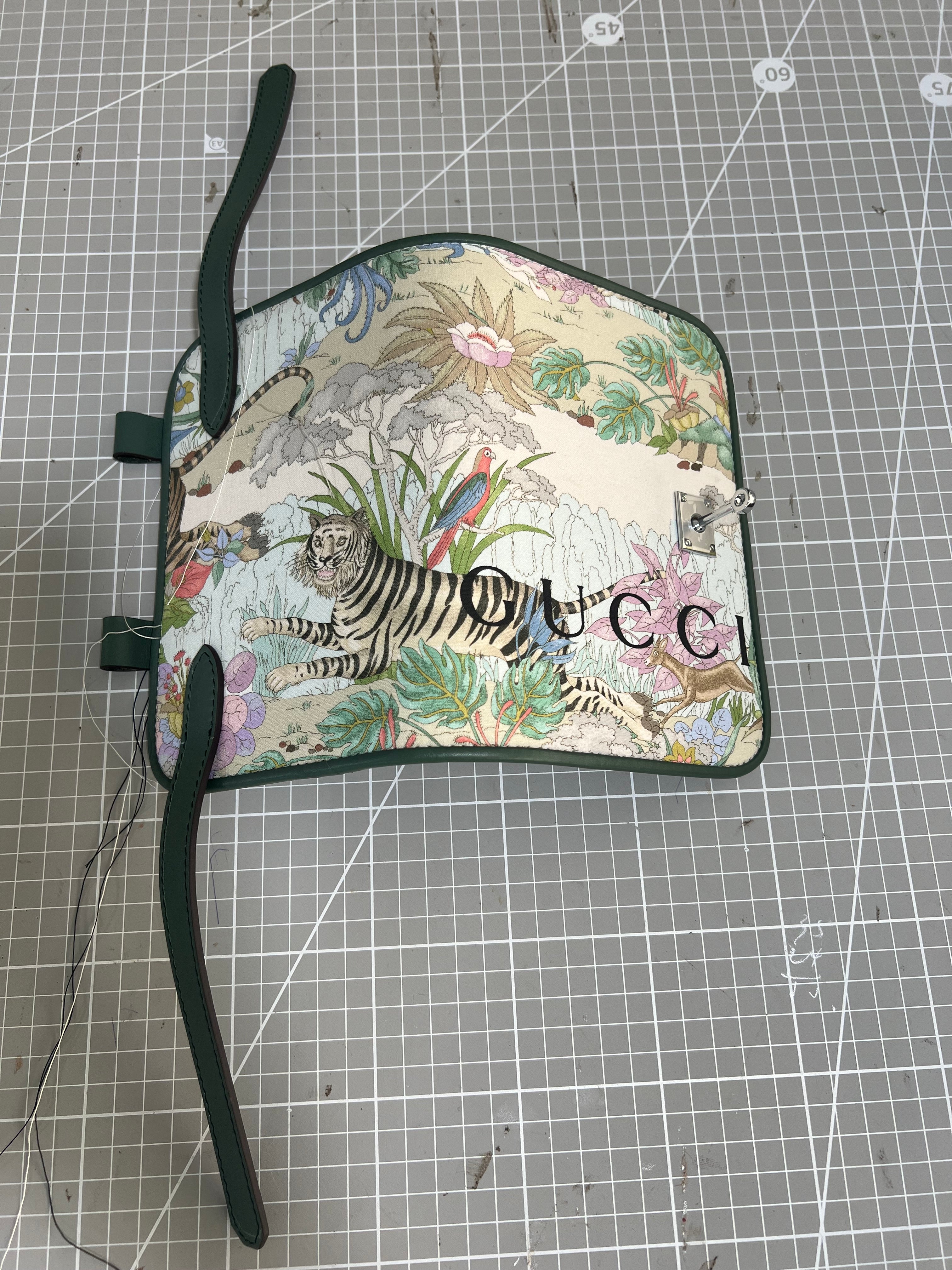 Upcycled Gucci Dust Bag Journal