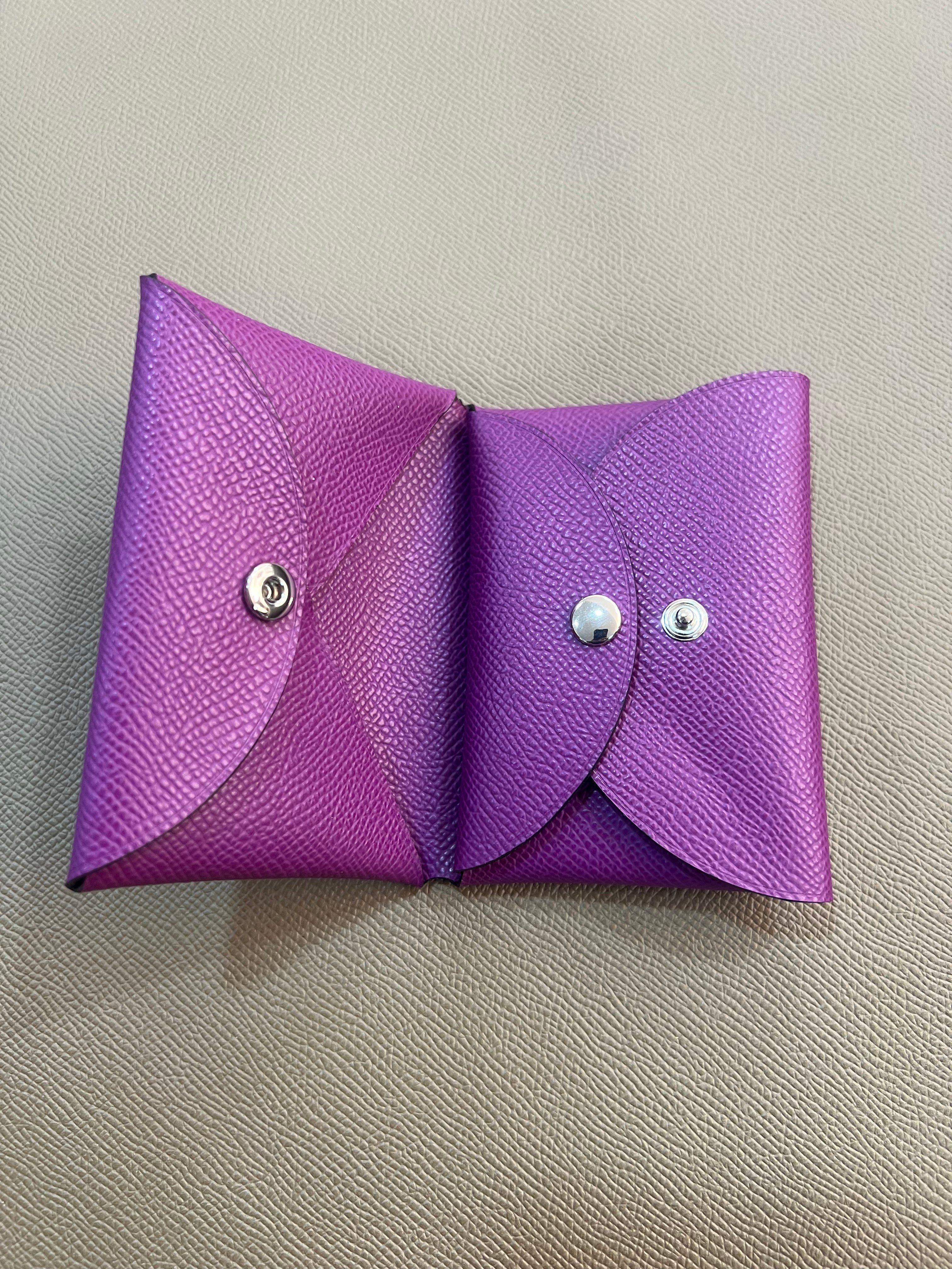 Classic Envelope Card Holder – Epsom Leather