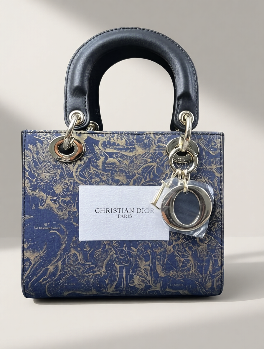 Introducing the Upcycled Dior Dust Bag Lady Dior-style Bag