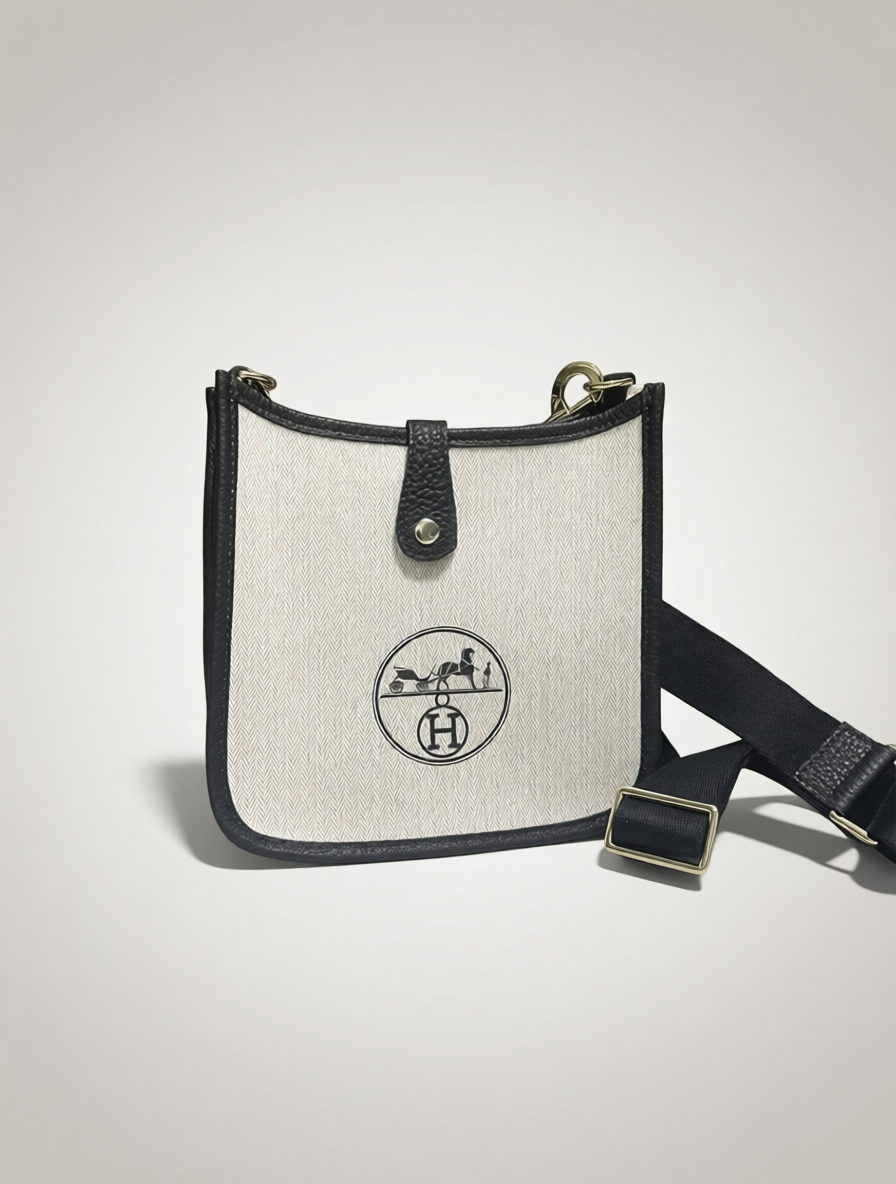 Upcycled Hermès Dust Bag Crossbody Bag