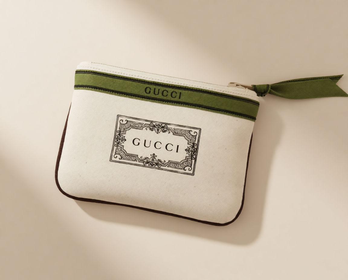 Upcycled Gucci Dust Bag Coin Purse