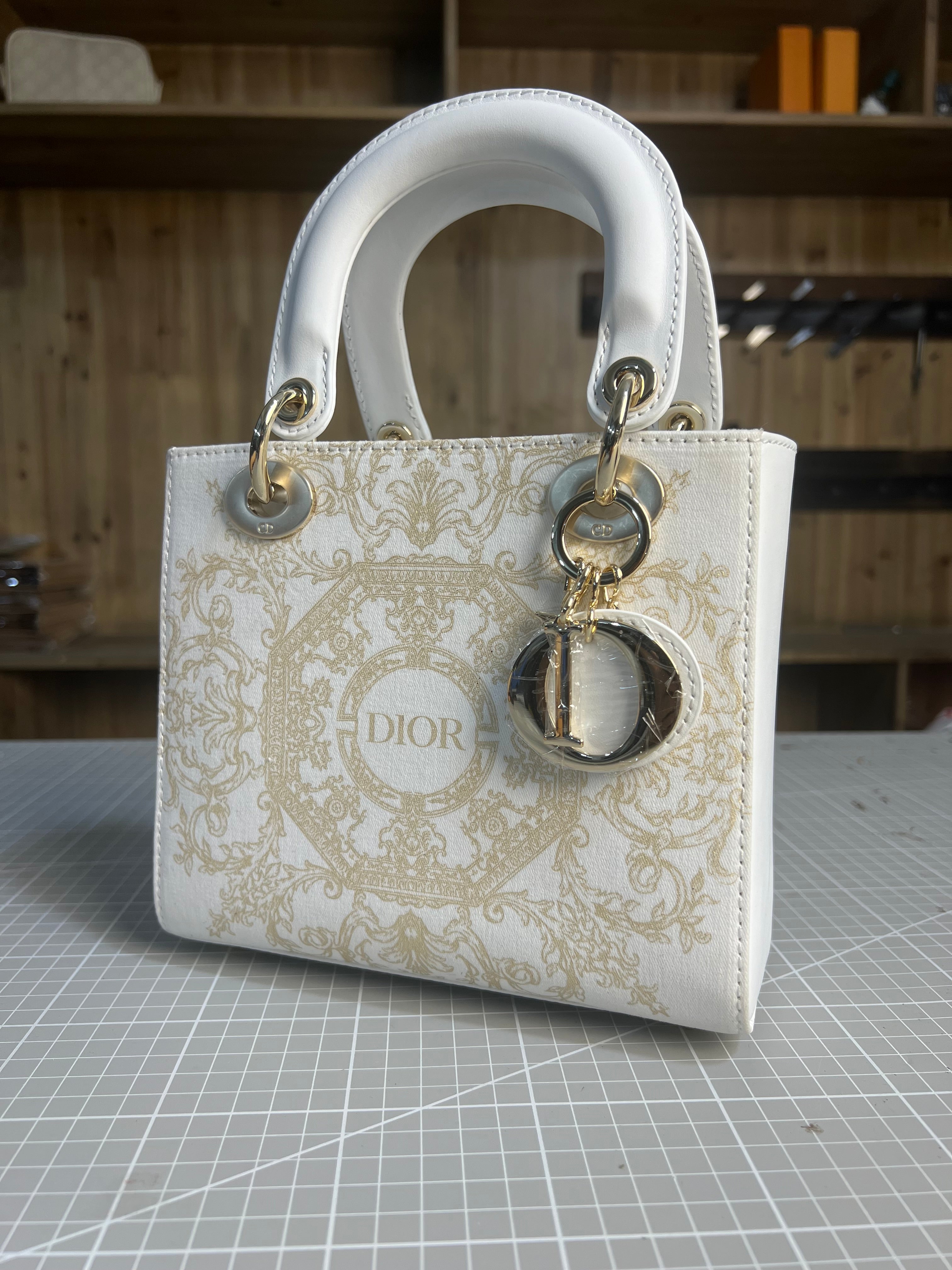 Upcycled Dior Dust Bag Lady Dior Bag-Upgraded Version