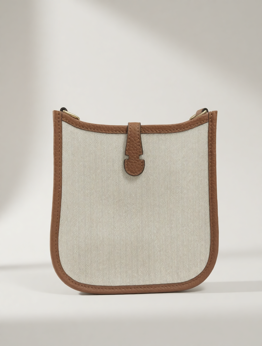 Upcycled Hermès Dust Bag Crossbody Bag