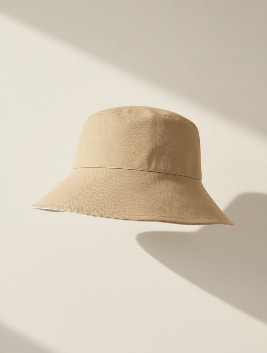 Upcycled Hermès Dust Bag Fashion Hat