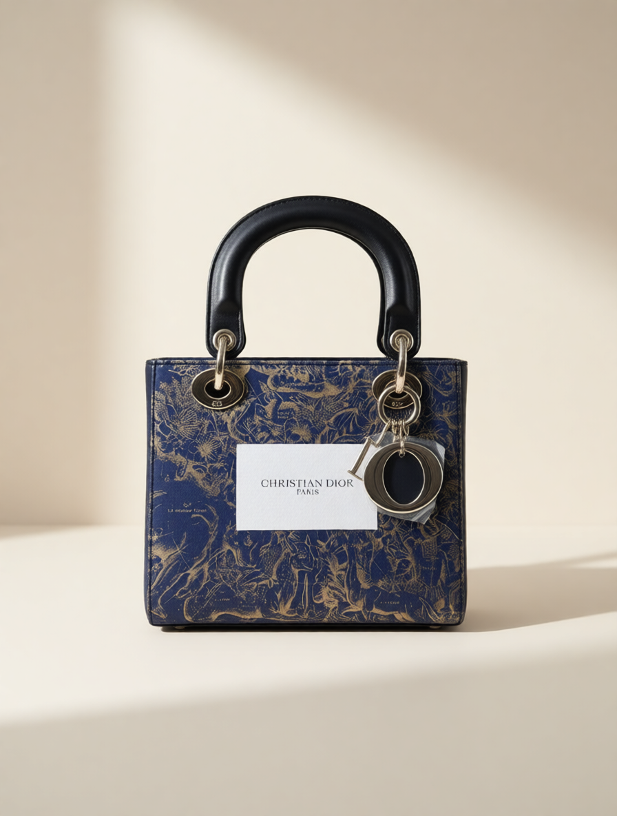 Introducing the Upcycled Dior Dust Bag Lady Dior-style Bag