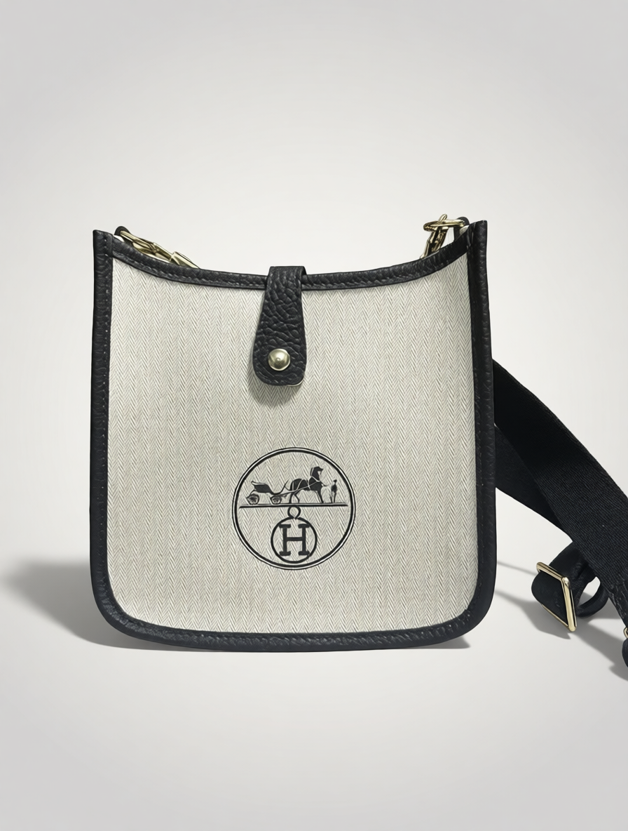 Upcycled Hermès Dust Bag Crossbody Bag