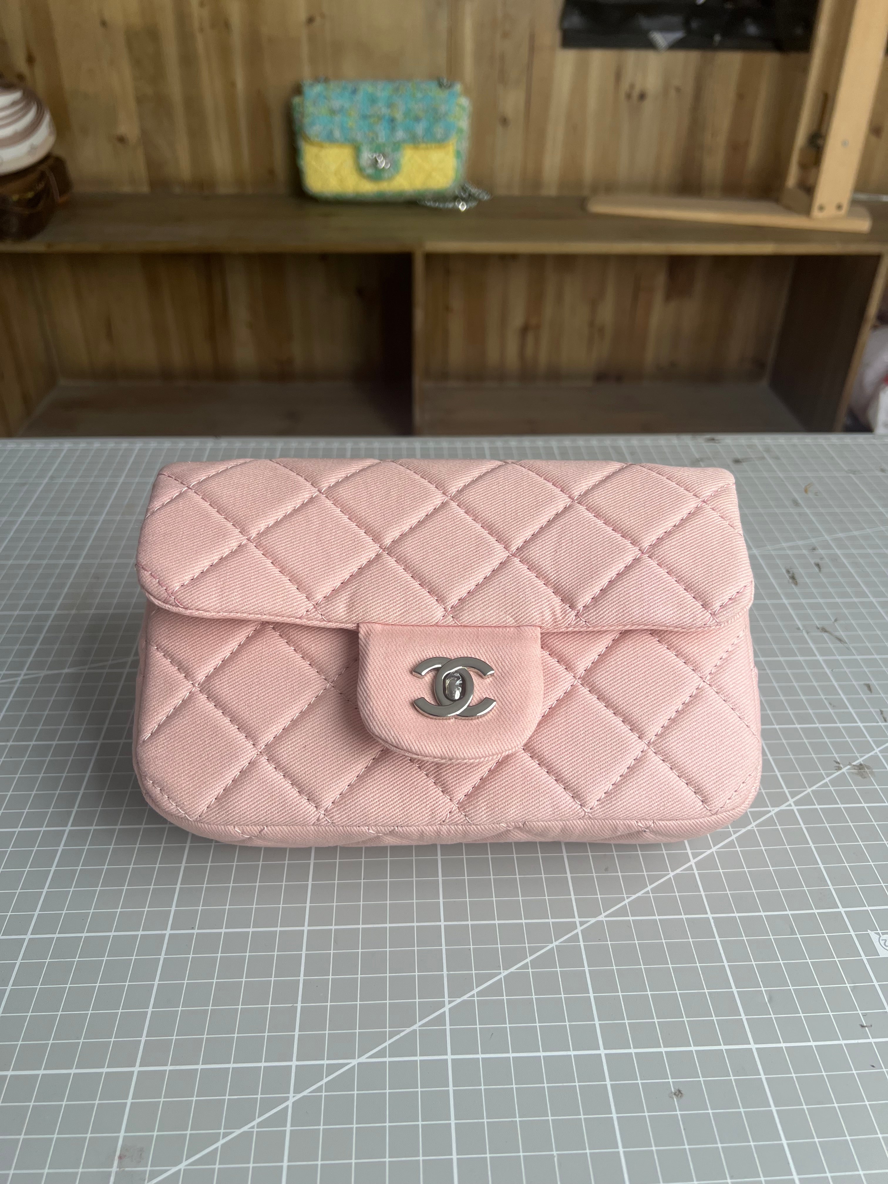 Upcycled Pink Perfection: Chanel-Inspired Bag Crafted from Recycled Materials