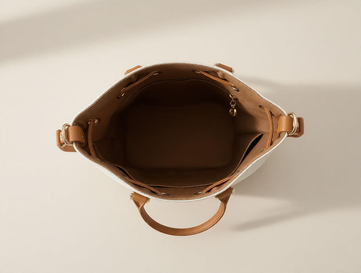 Upcycled Hermès Dust Bag Bucket Bag