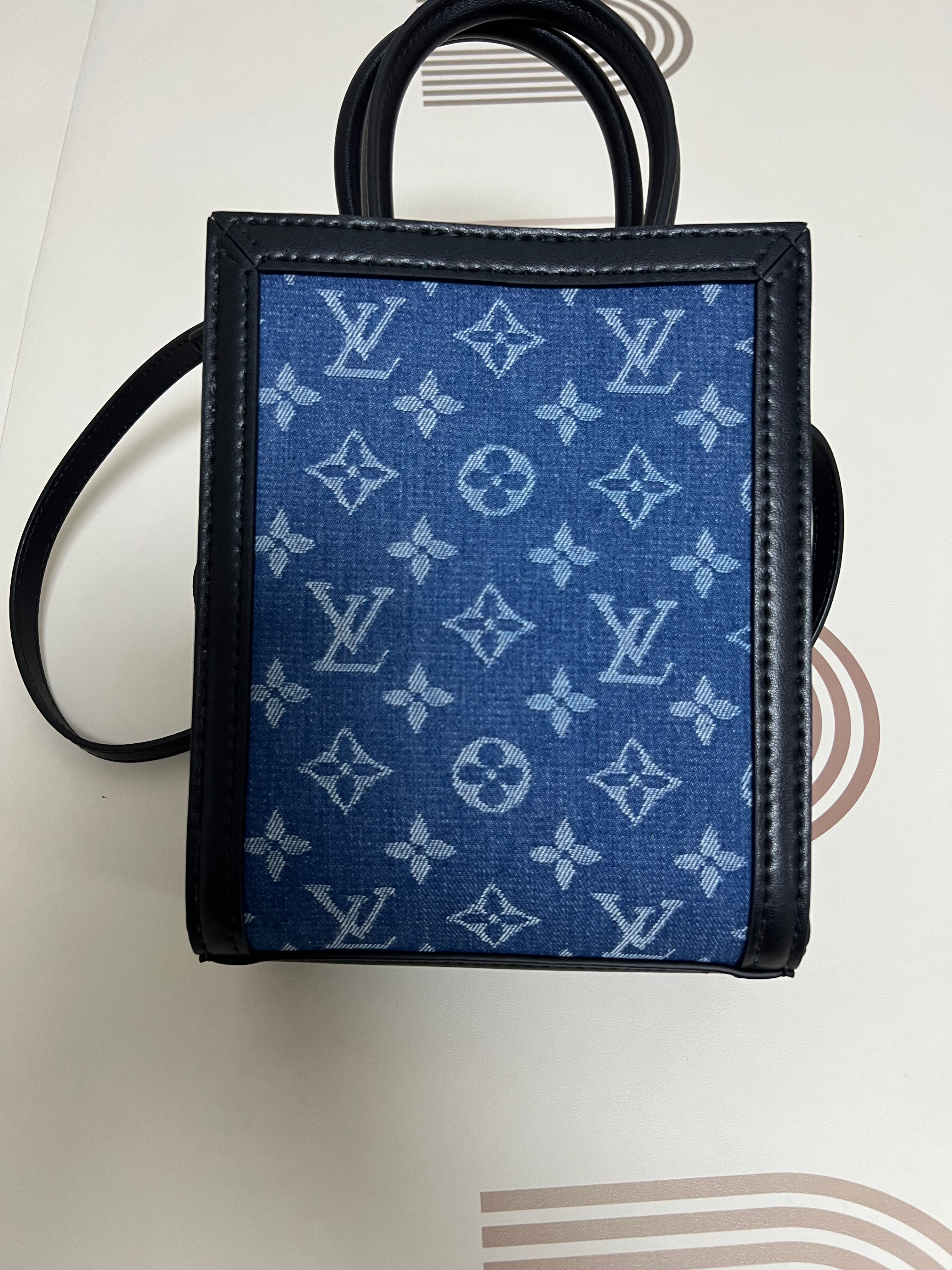 Louis Vuitton Denim Sheet Music Bag