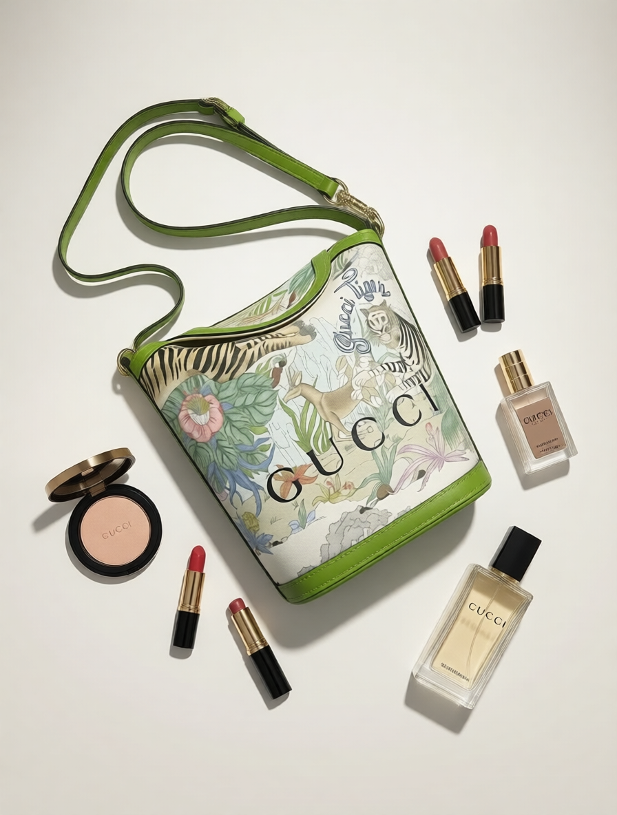 Gucci Tiger Bucket Bag - Upcycled Dust Bag Edition