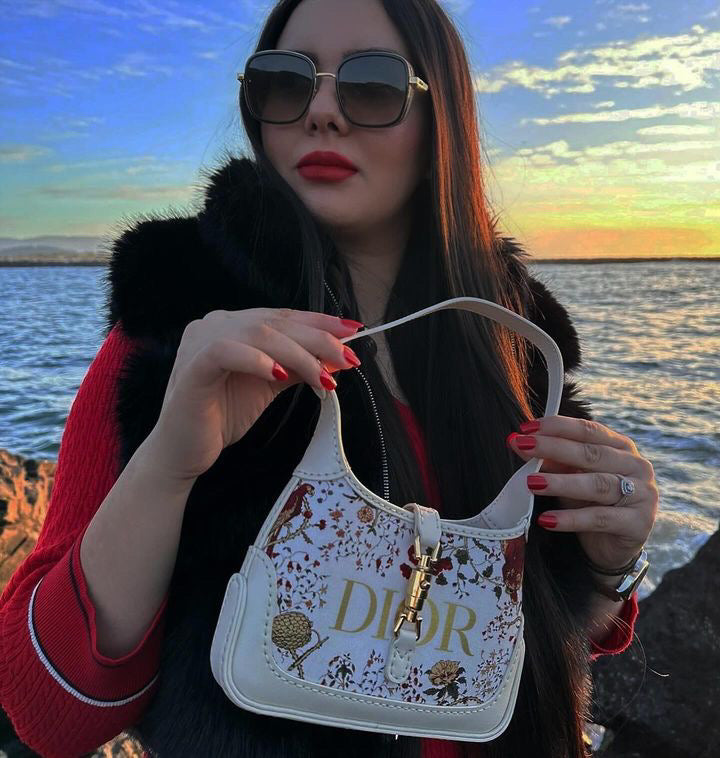 Upcycled Dior Dust Bag Hobo Bag