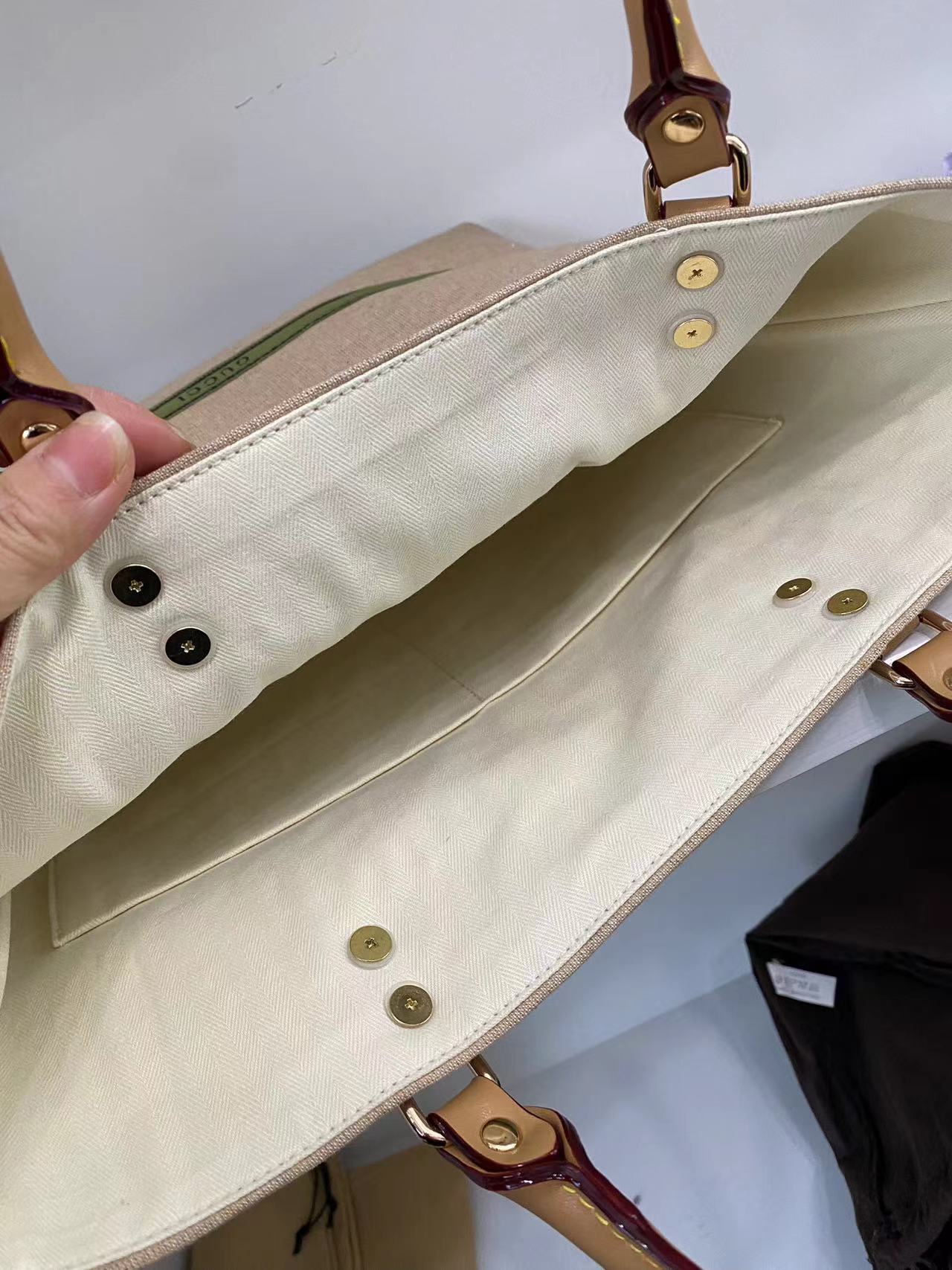 Upcycled Gucci Dust Bag Tote Bag