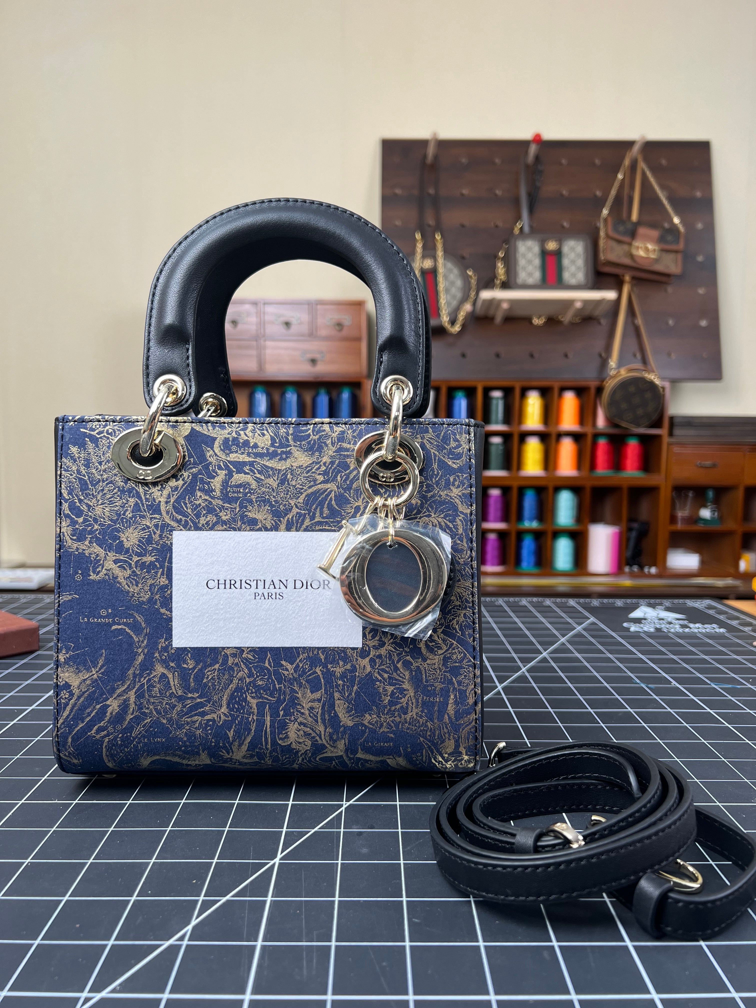 Introducing the Upcycled Dior Dust Bag Lady Dior-style Bag