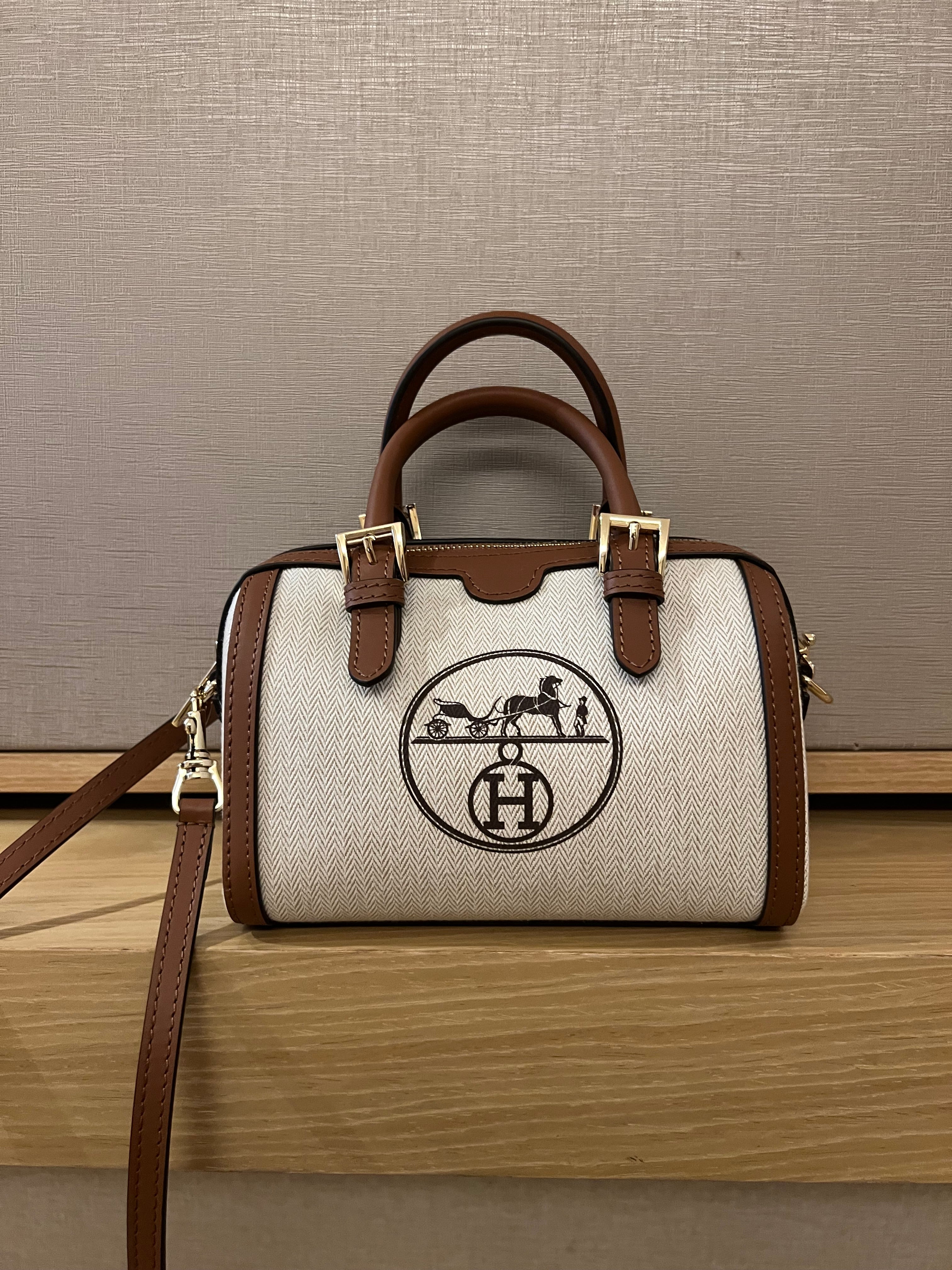 Upcycled Hermès Dust Bag Handbag