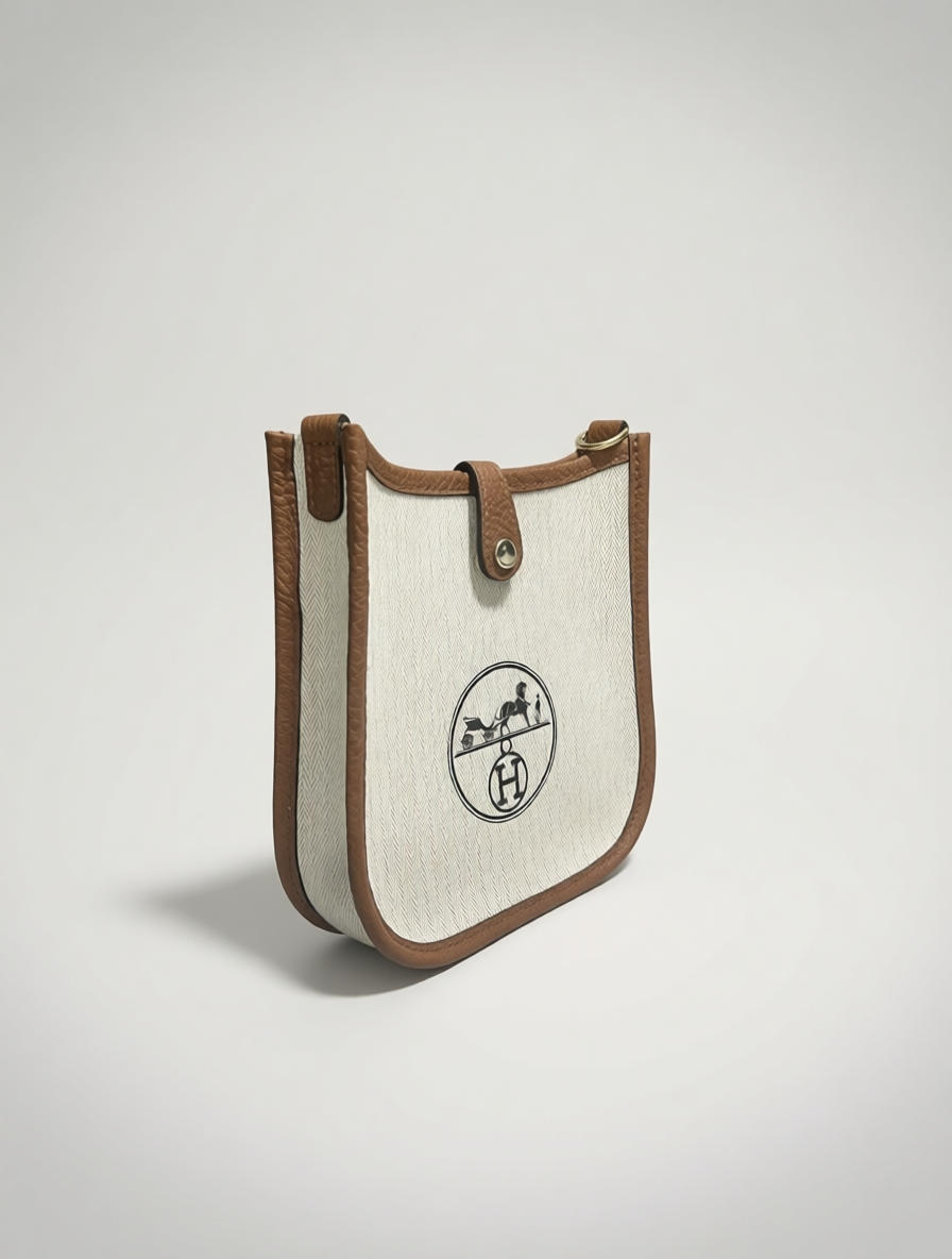 Upcycled Hermès Dust Bag Crossbody Bag