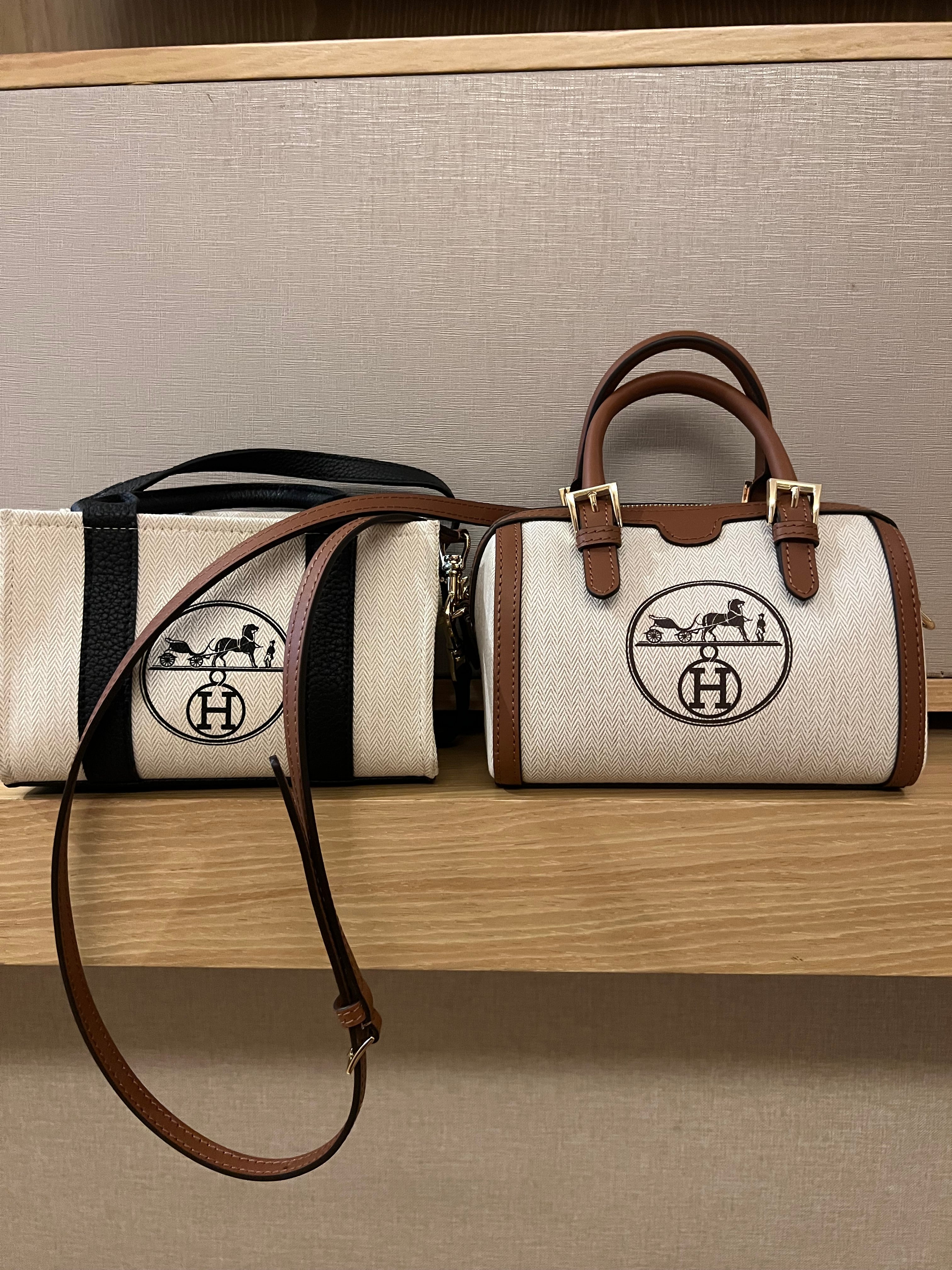 Upcycled Hermès Dust Bag Handbag