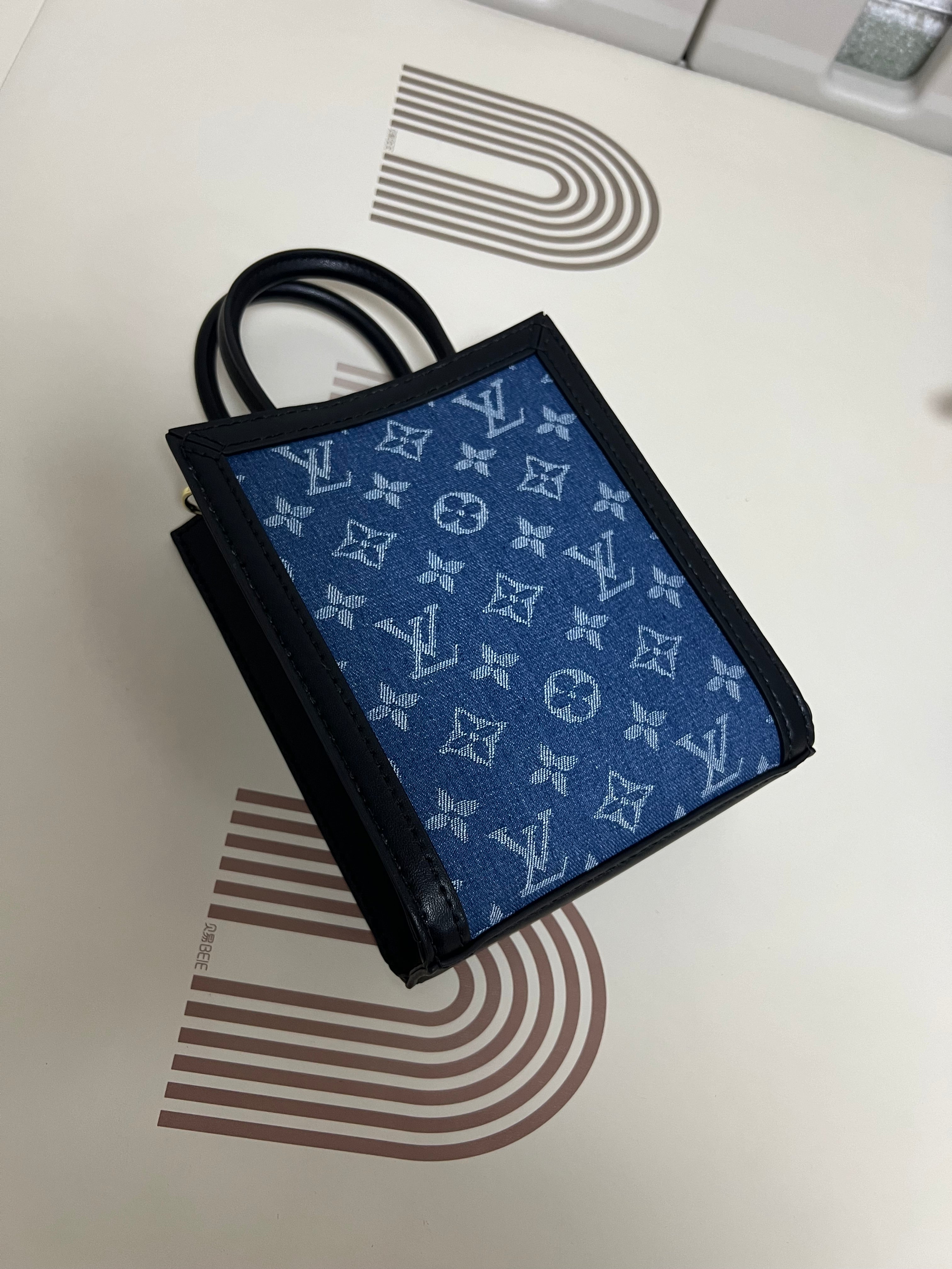 Louis Vuitton Denim Sheet Music Bag