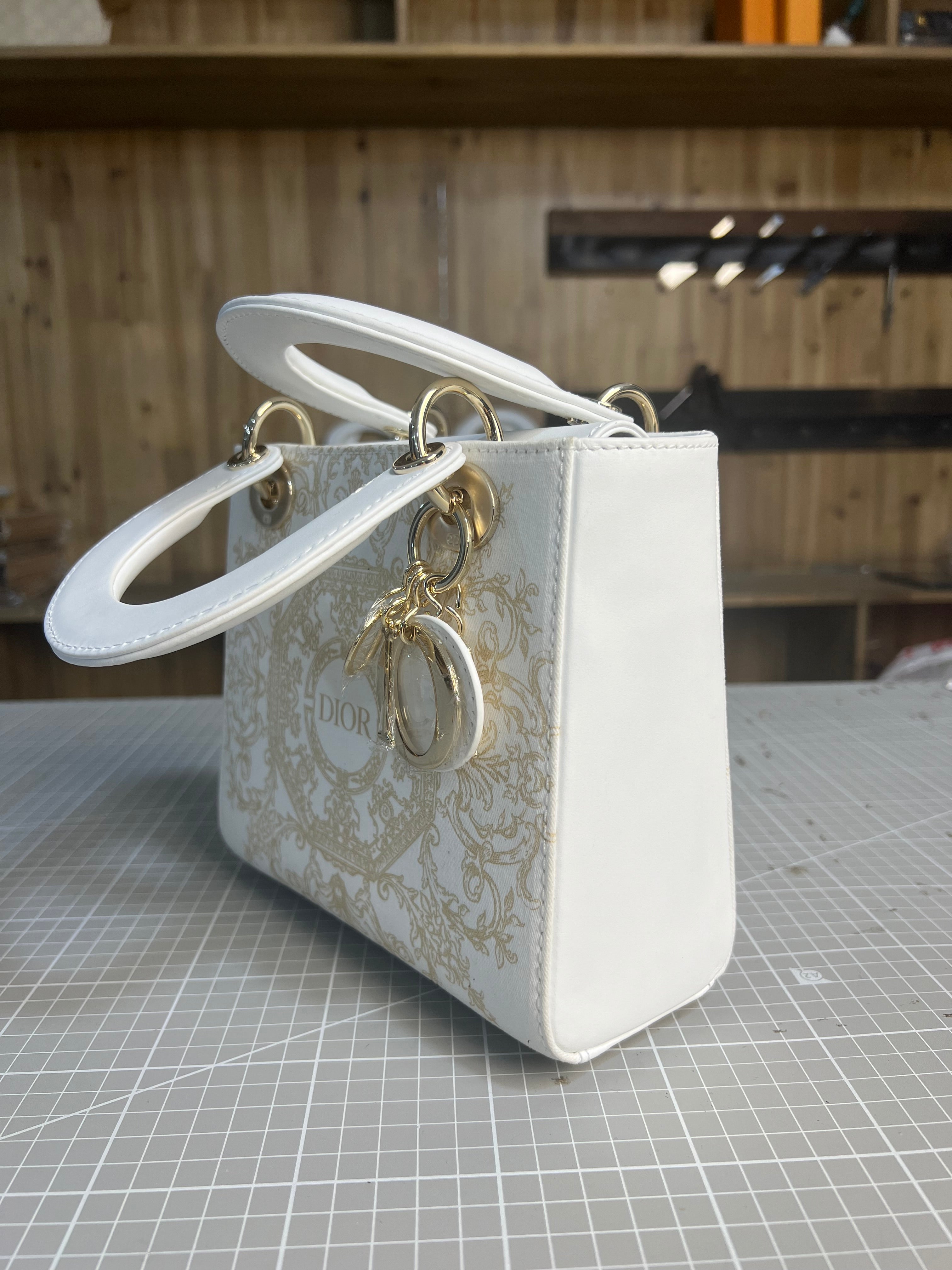 Upcycled Dior Dust Bag Lady Dior Bag-Upgraded Version