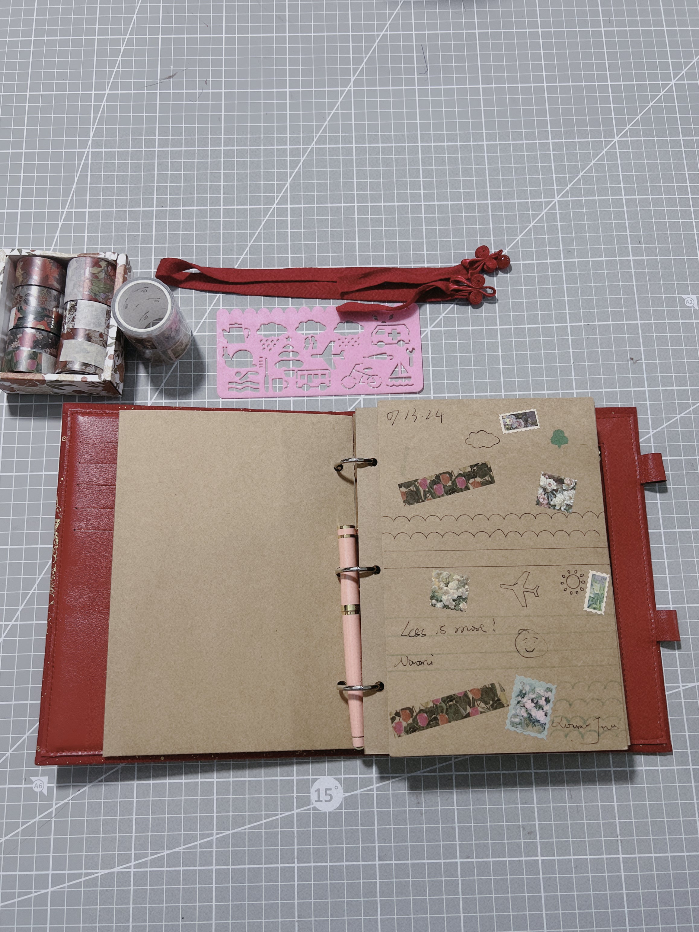 Upcycled Dior Lunar New Year Dust Bag Journal