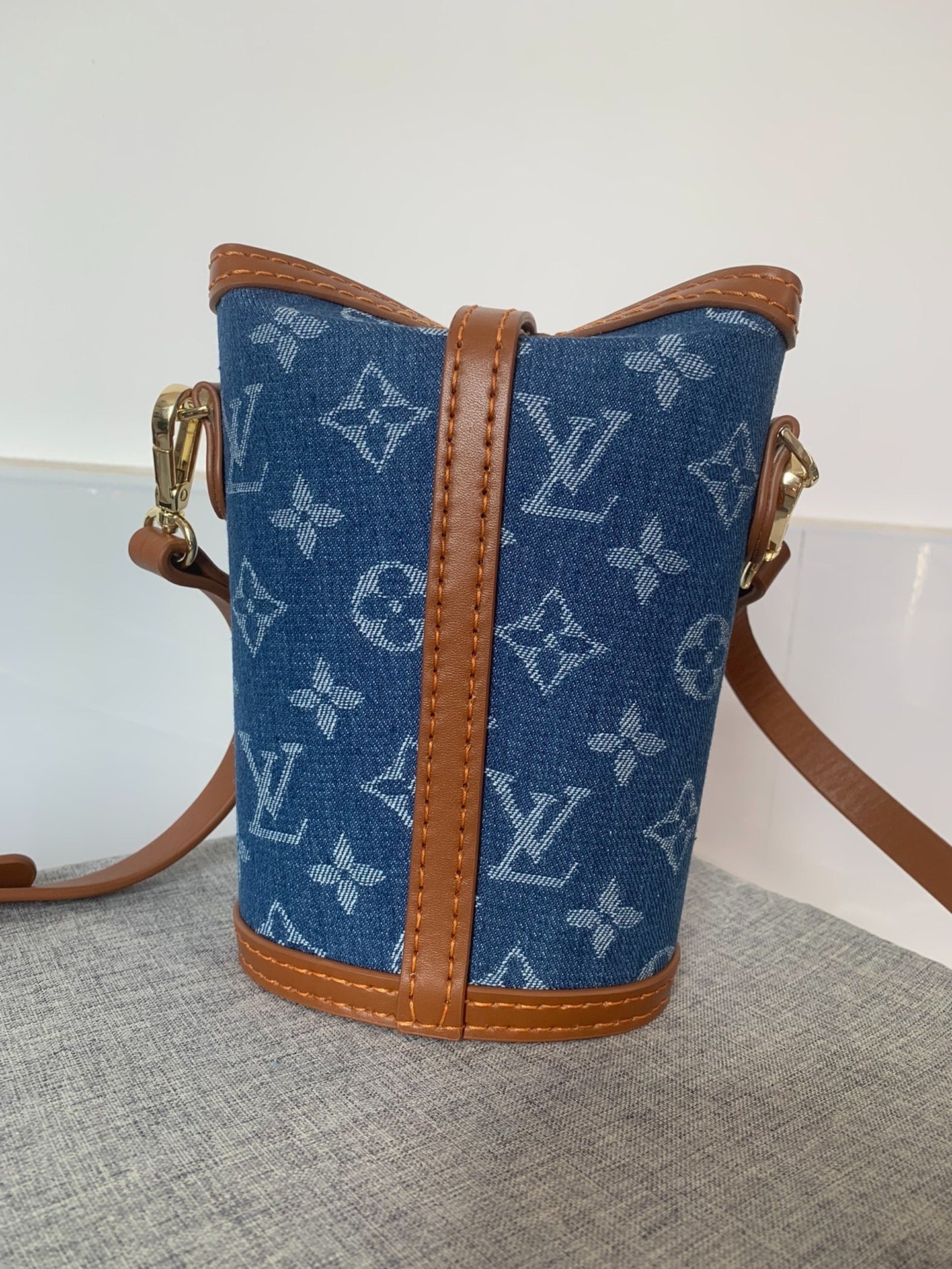 Louis Vuitton Denim Bucket Bag