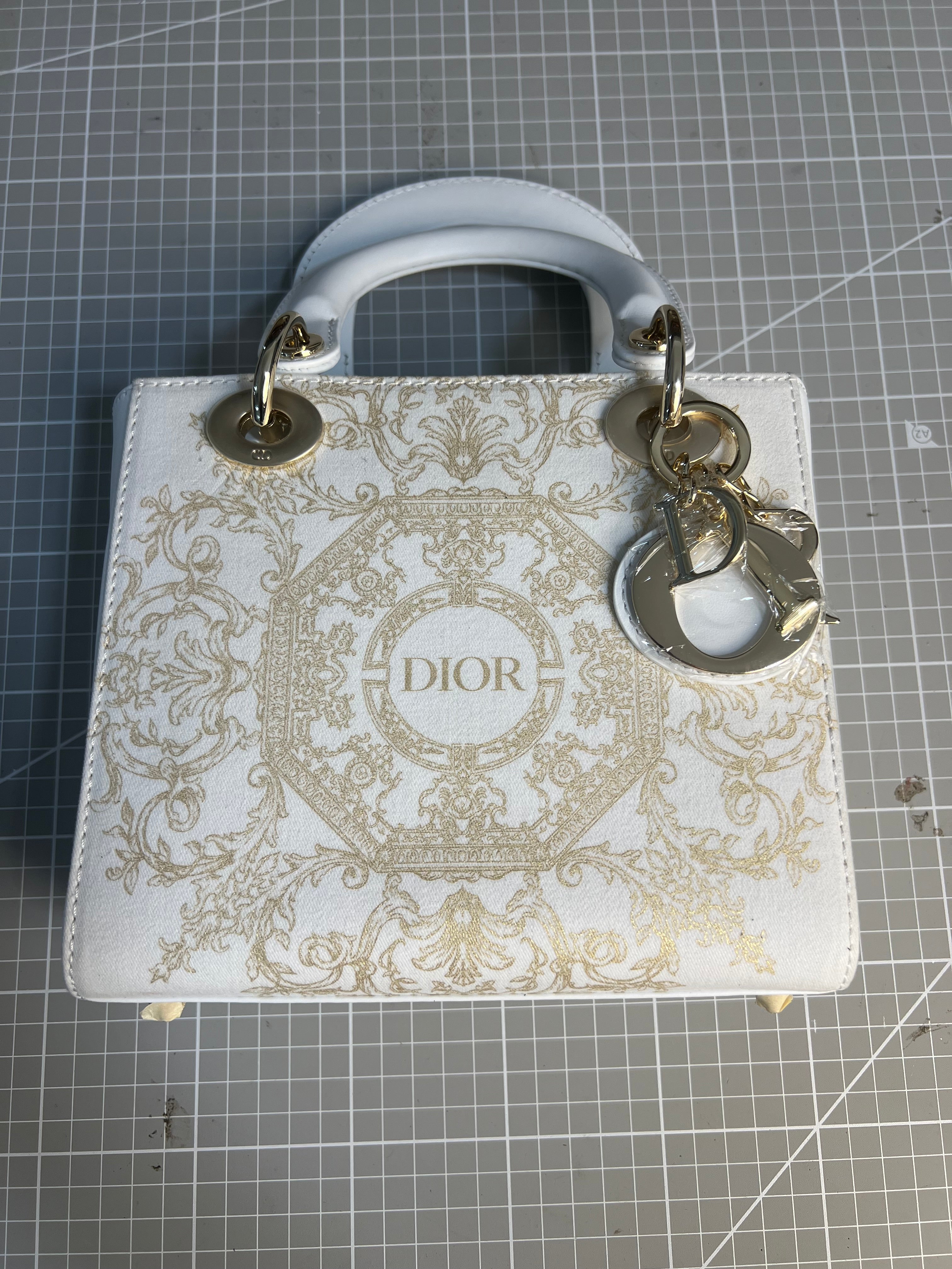 Upcycled Dior Dust Bag Lady Dior Bag-Upgraded Version