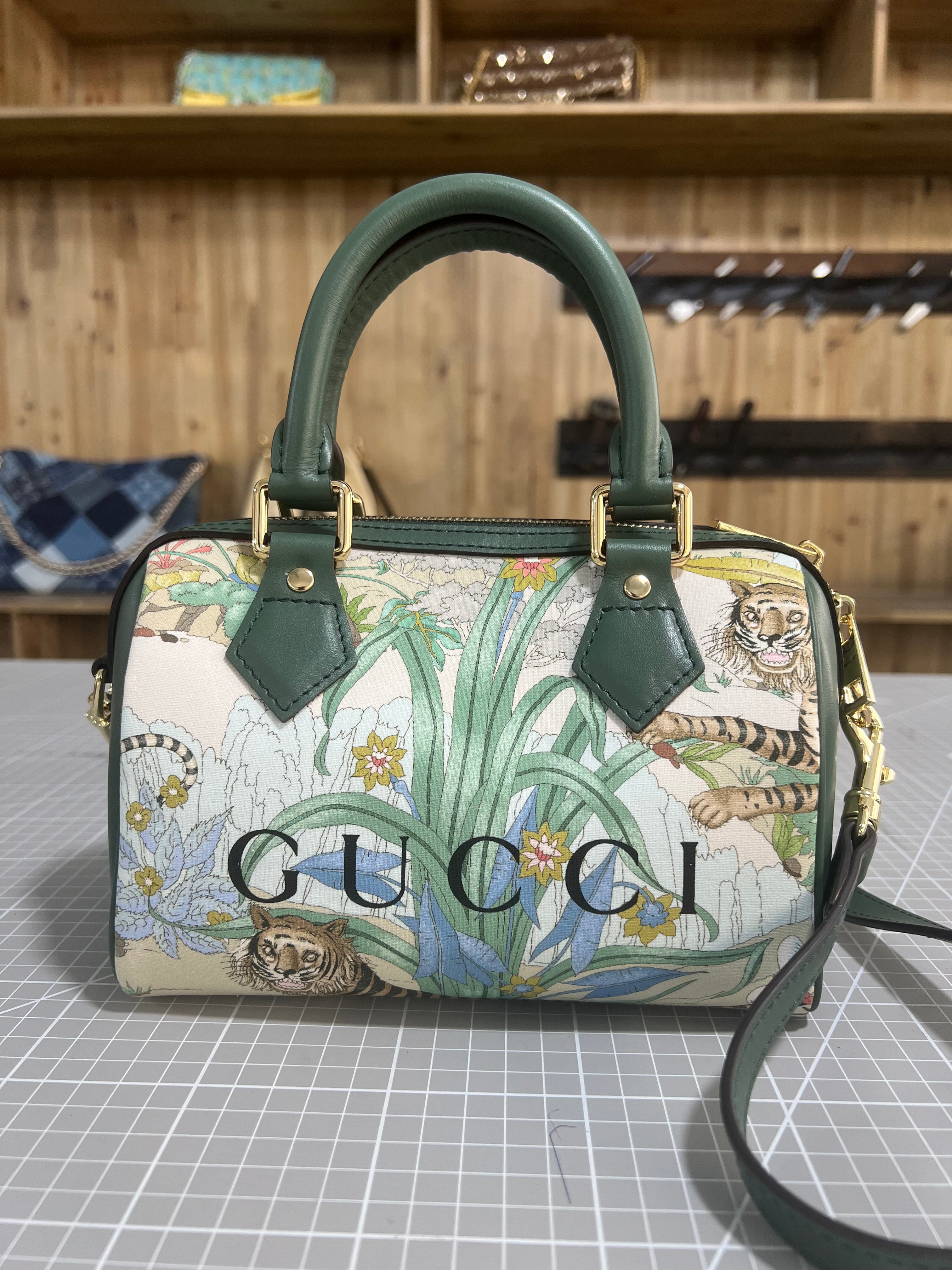 Upcycled Gucci Dust Bag Handbag