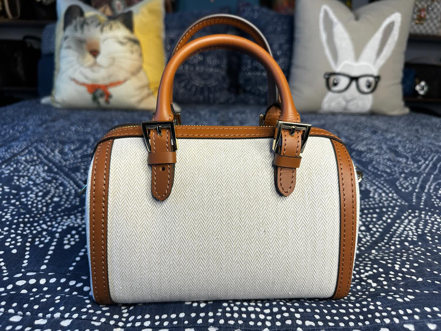 Upcycled Hermès Dust Bag Handbag