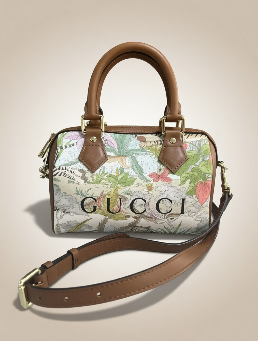 Upcycled Gucci Dust Bag Handbag