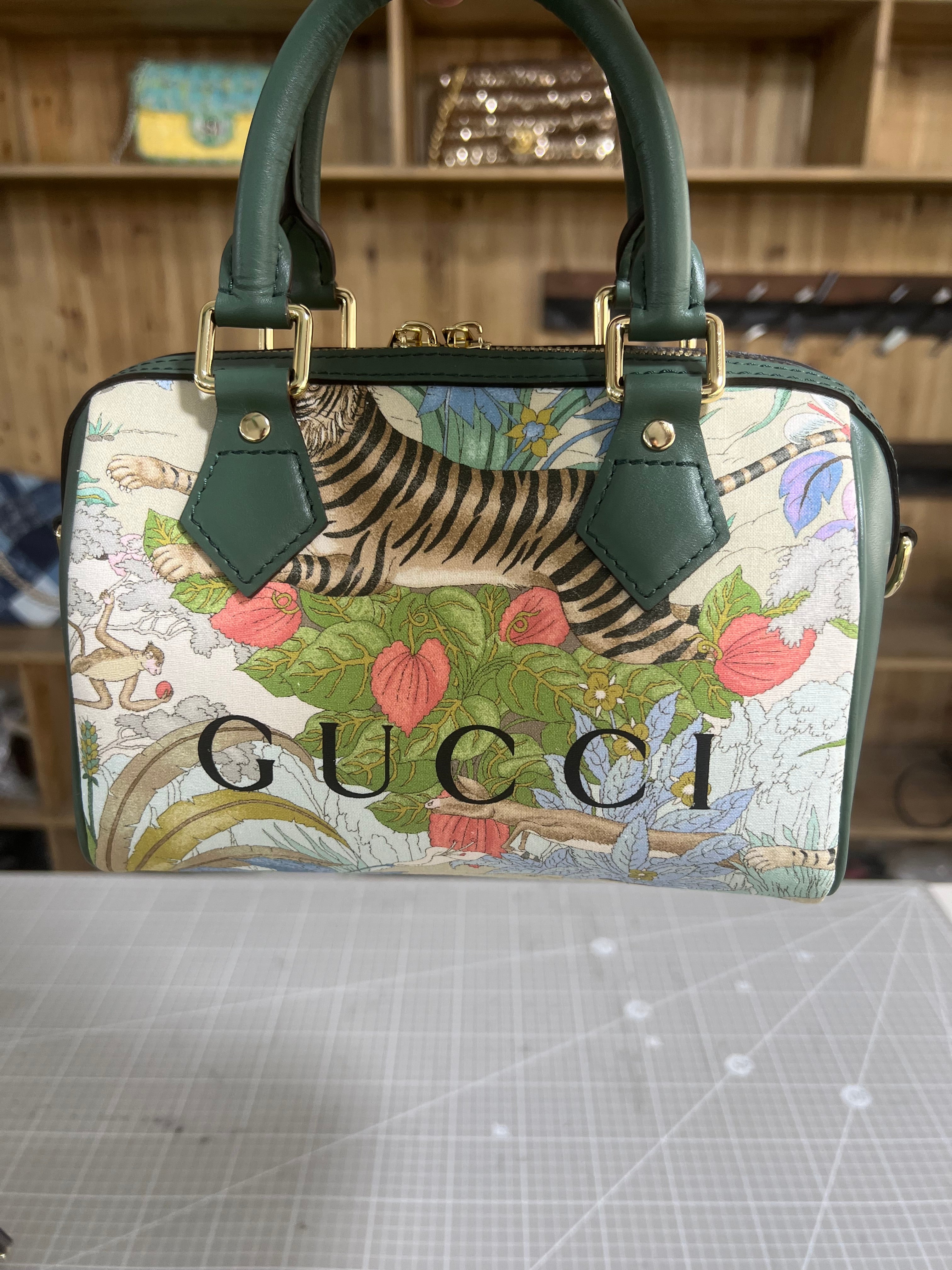 Upcycled Gucci Dust Bag Handbag