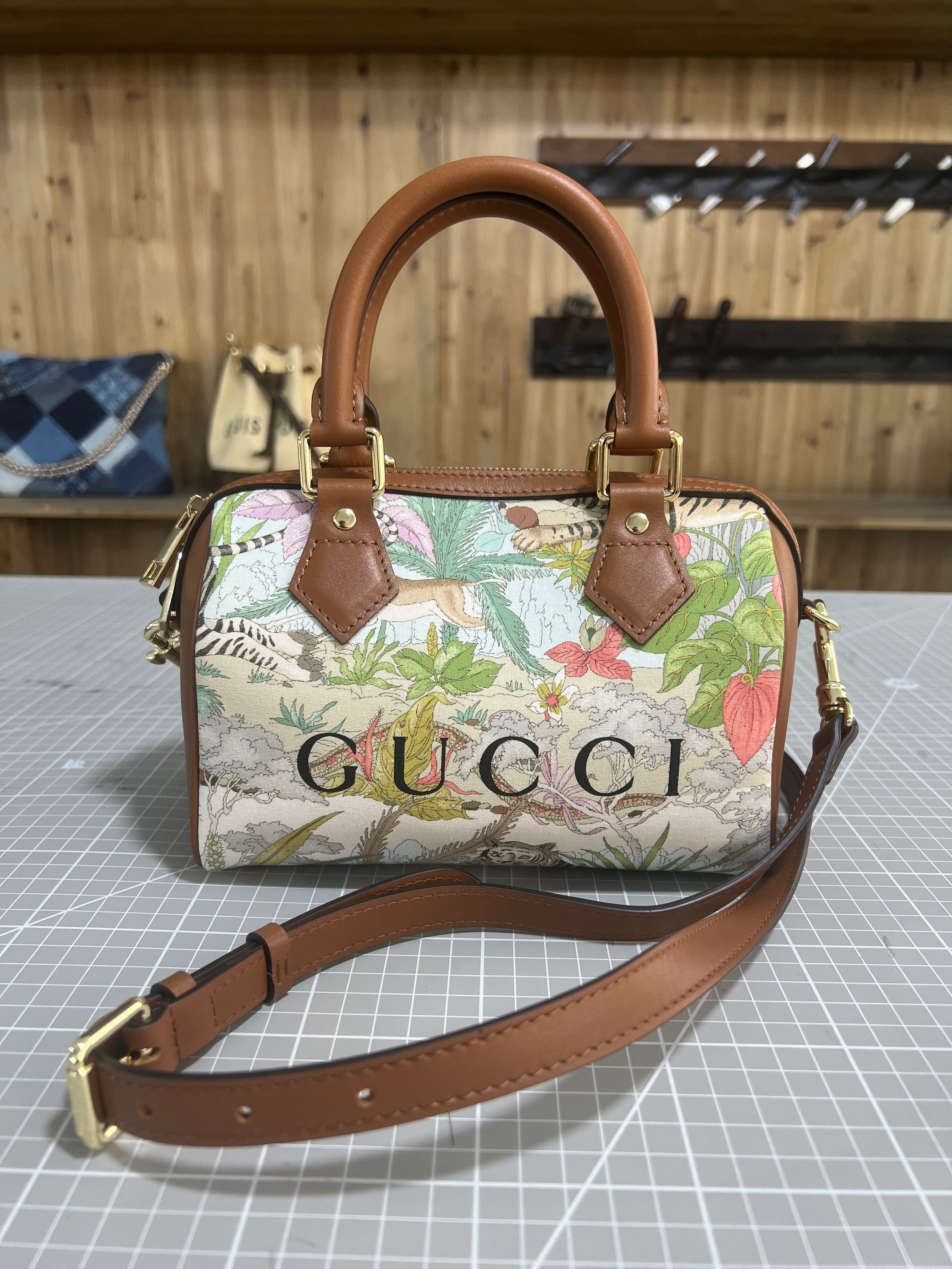 Upcycled Gucci Dust Bag Handbag